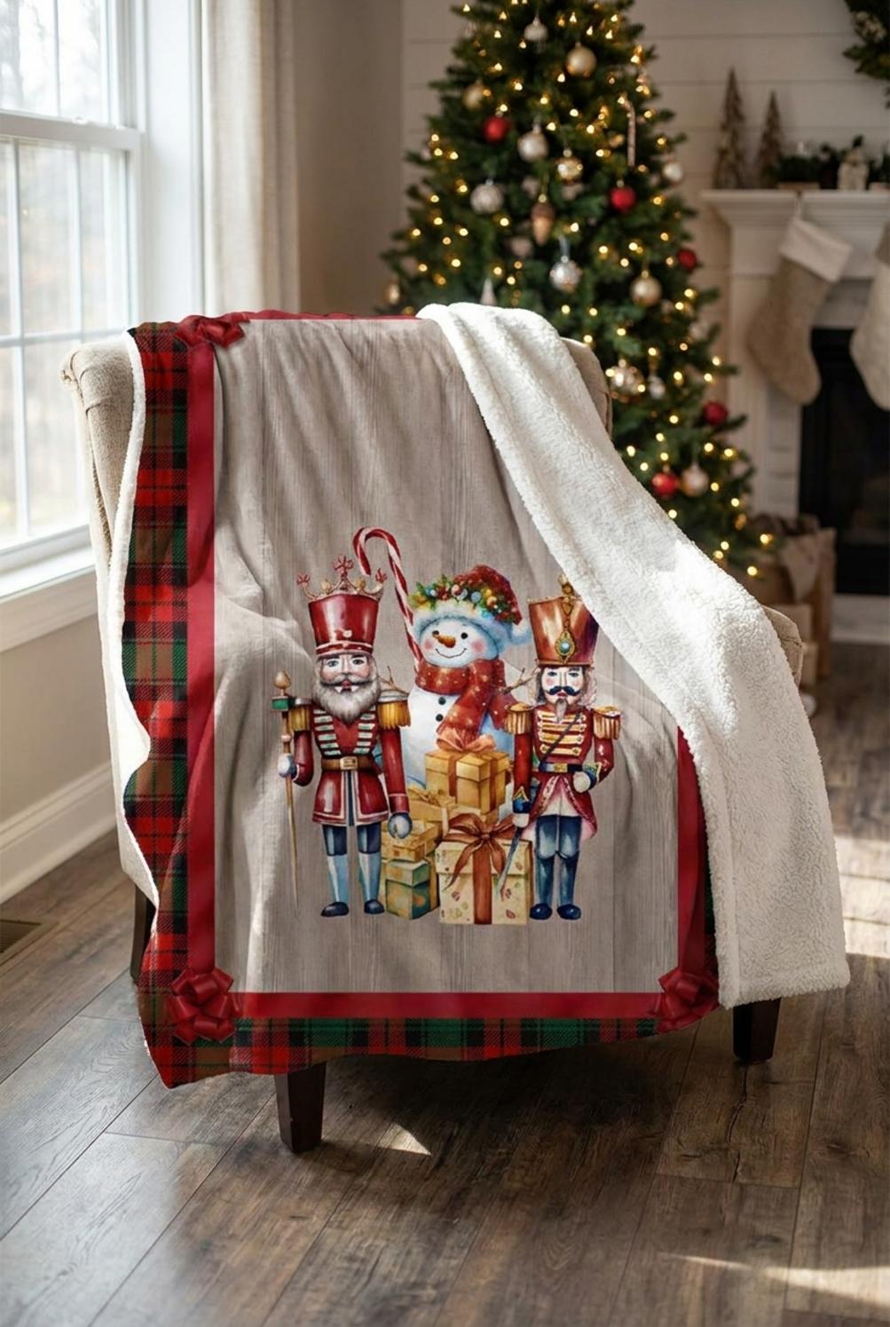 Sogno Polare Plaid Schiaccianoci