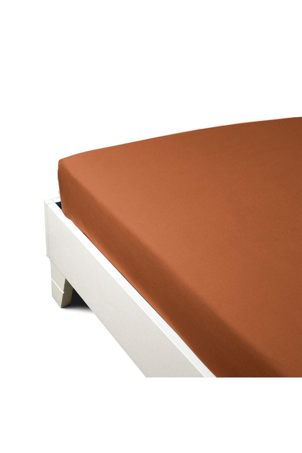 Diamante Lenzuolo Inferiore Con Angoli Caramel