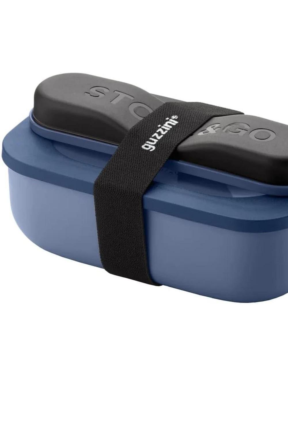 Store & Go Set Contenitore E Posate Blu Zaffiro