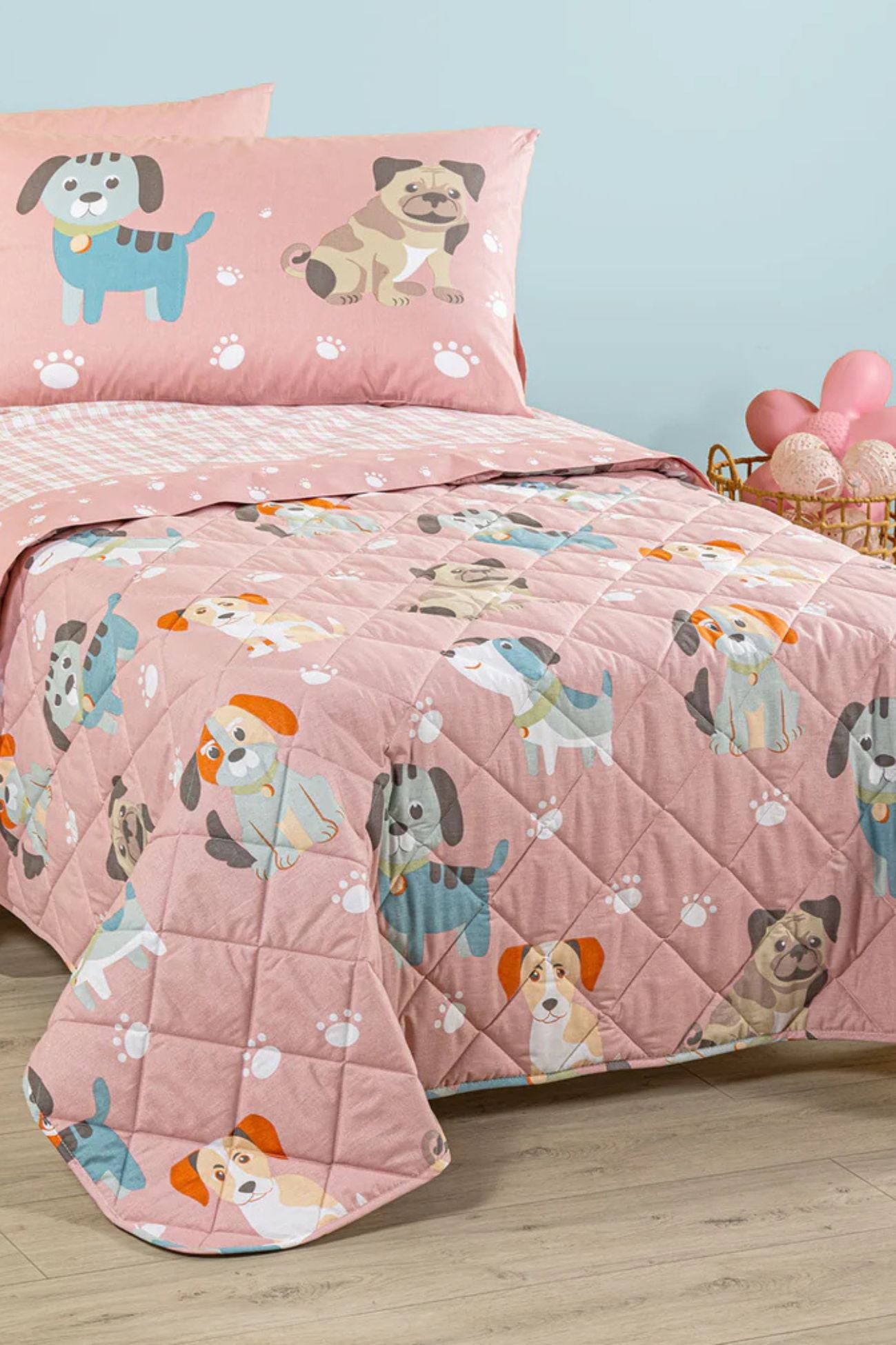 Cuccioli Trapuntino Rosa