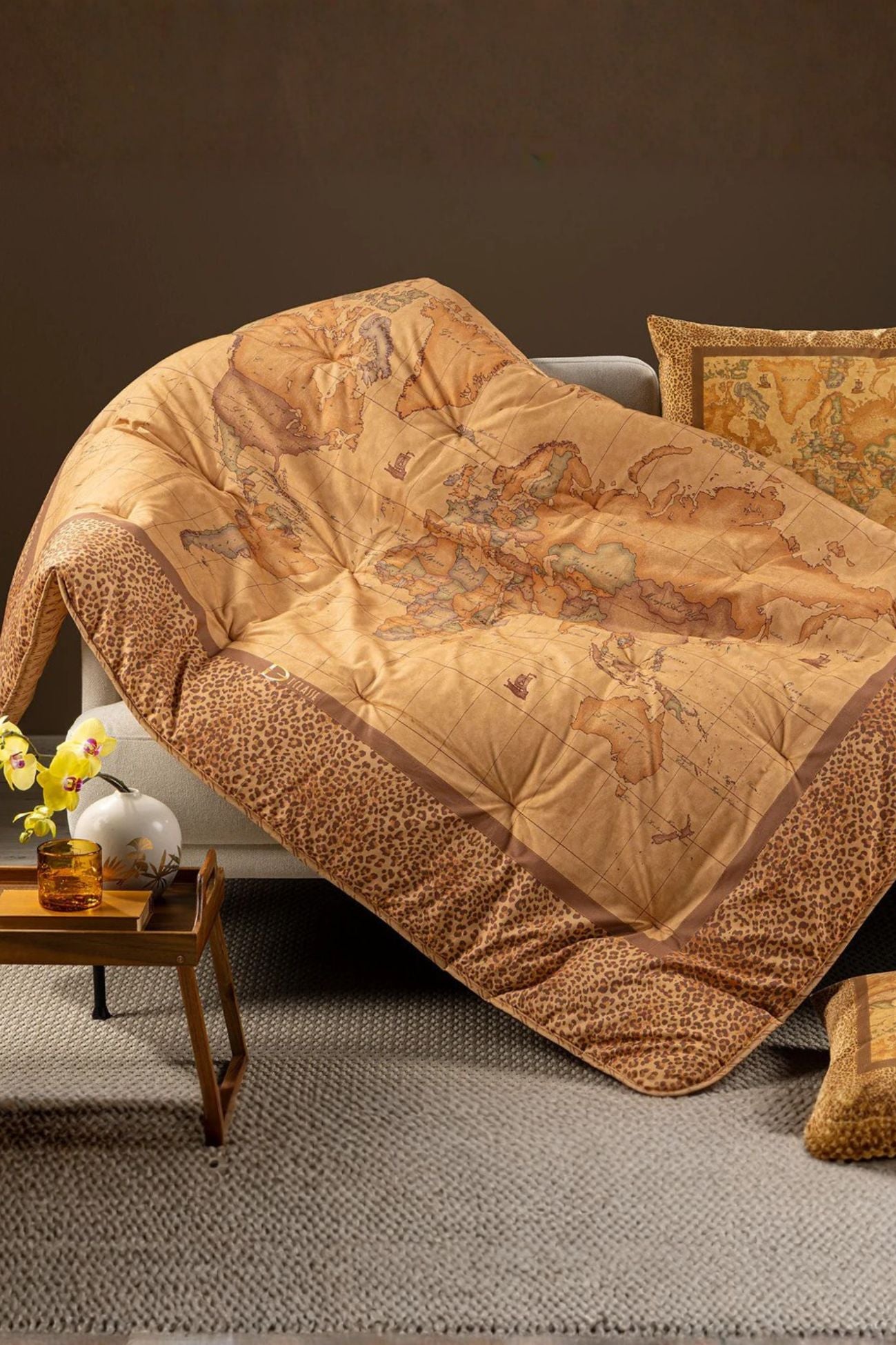 Geo Leopard Plaid
