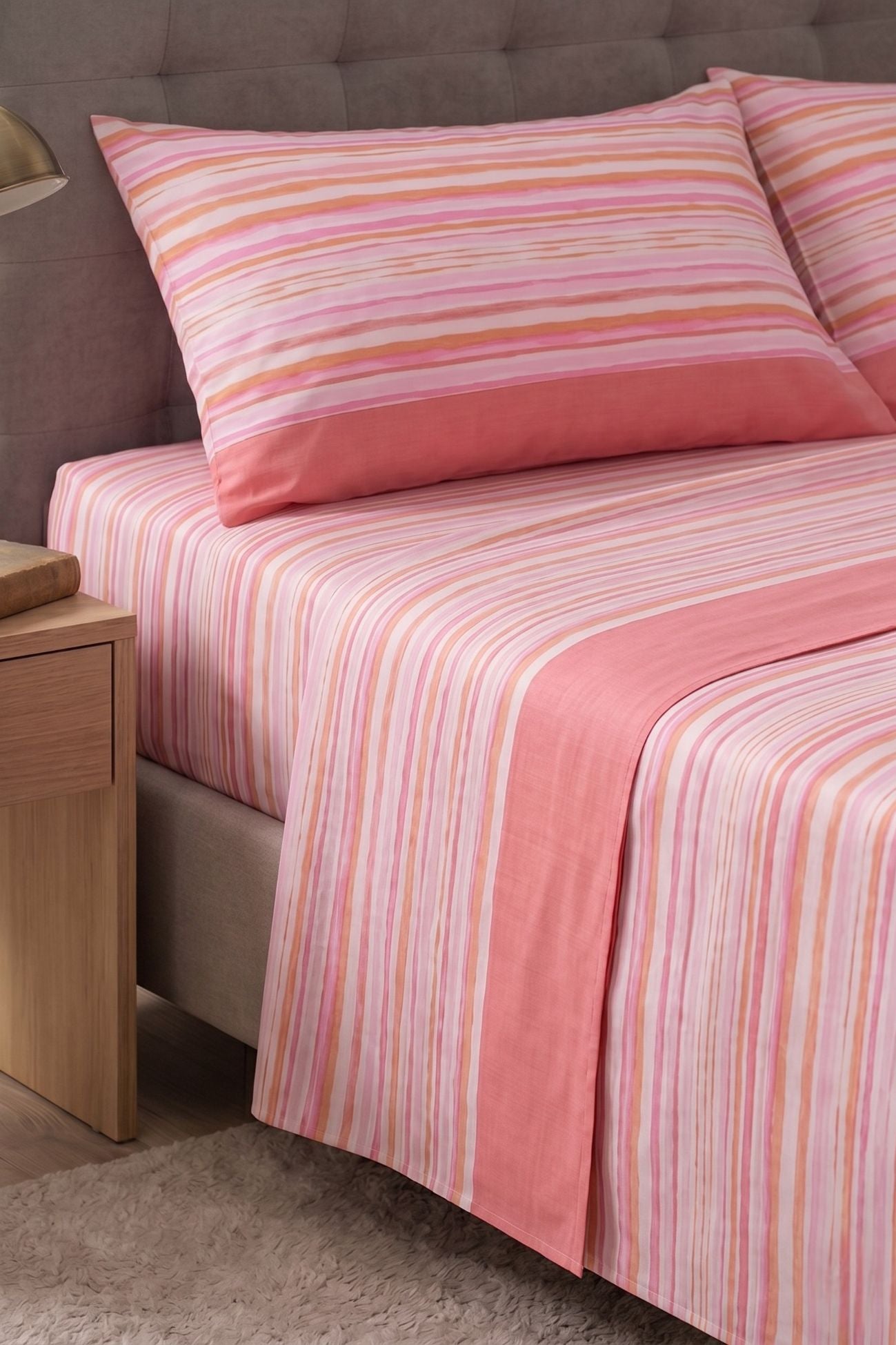 Switch Completo Letto Righe Rosa