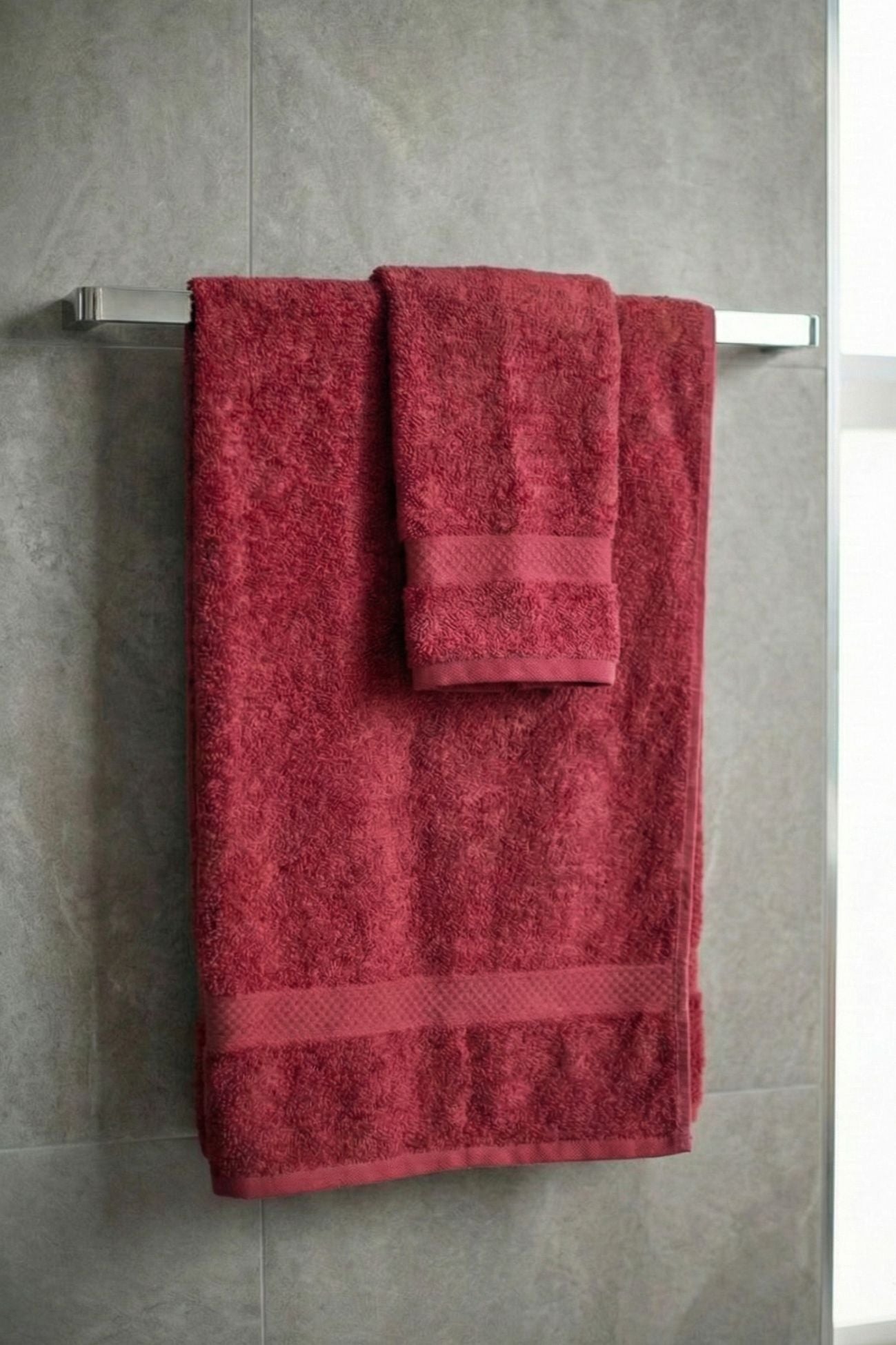 Minorca Set Asciugamani Bordeaux