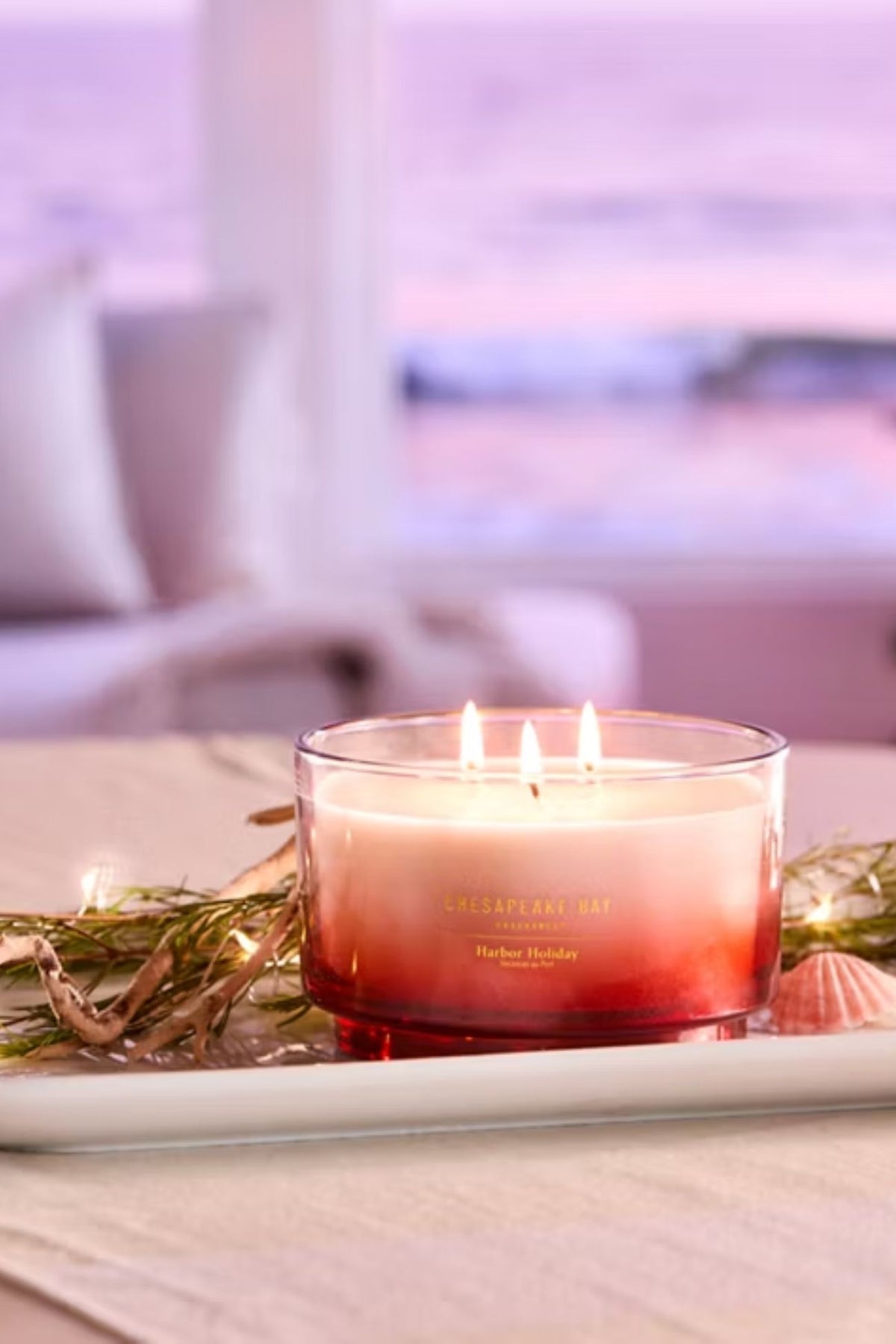 Harbour Holiday 3-Wick Scented Candle