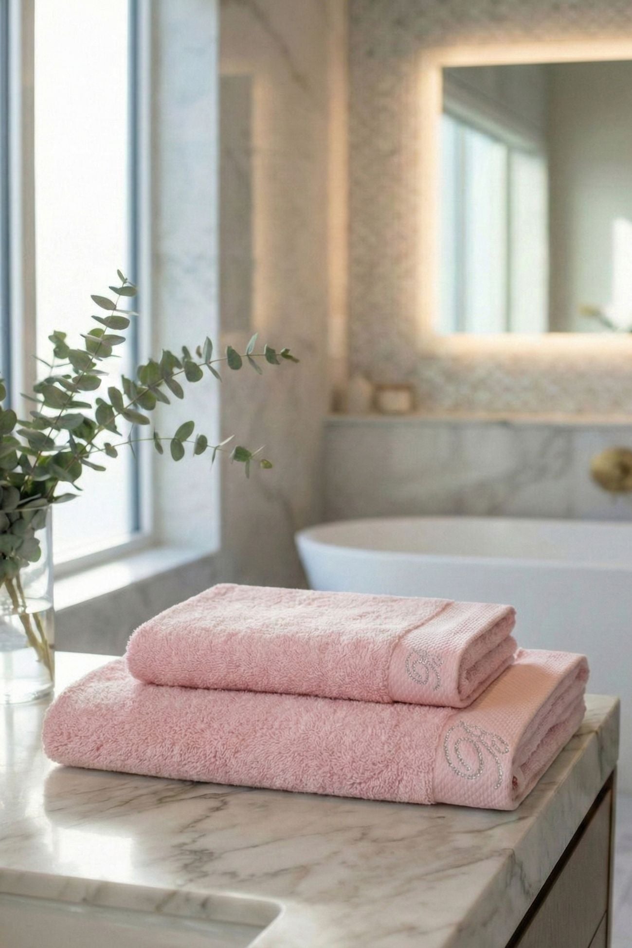 Benessere Coppia Asciugamani Erica