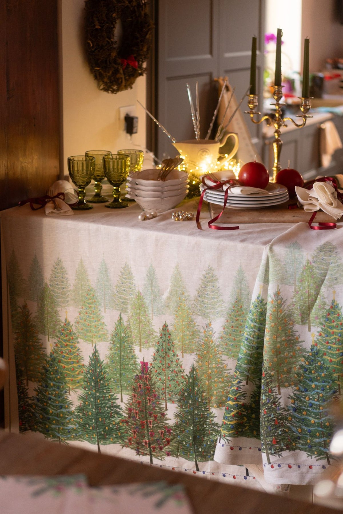 Fairy Trees Tablecloth