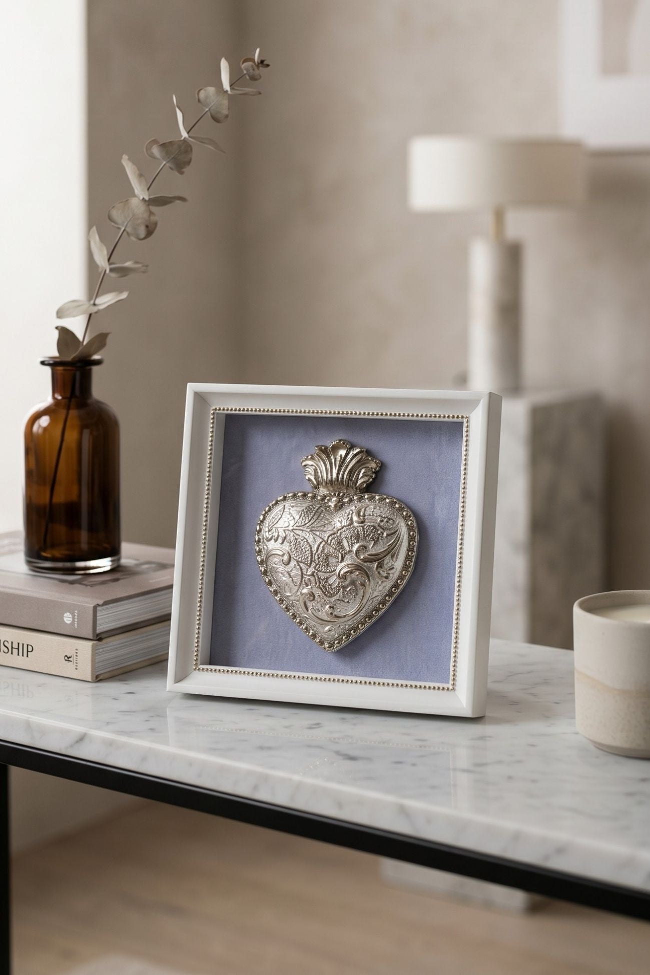 Ton Coeur Cornice Quadrata Azzurra