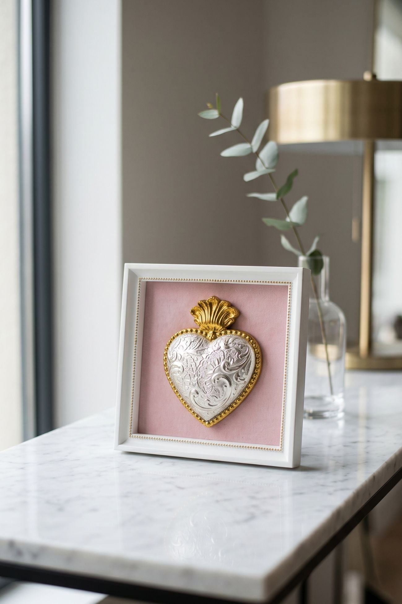 Ton Coeur Cornice Quadrata Rosa