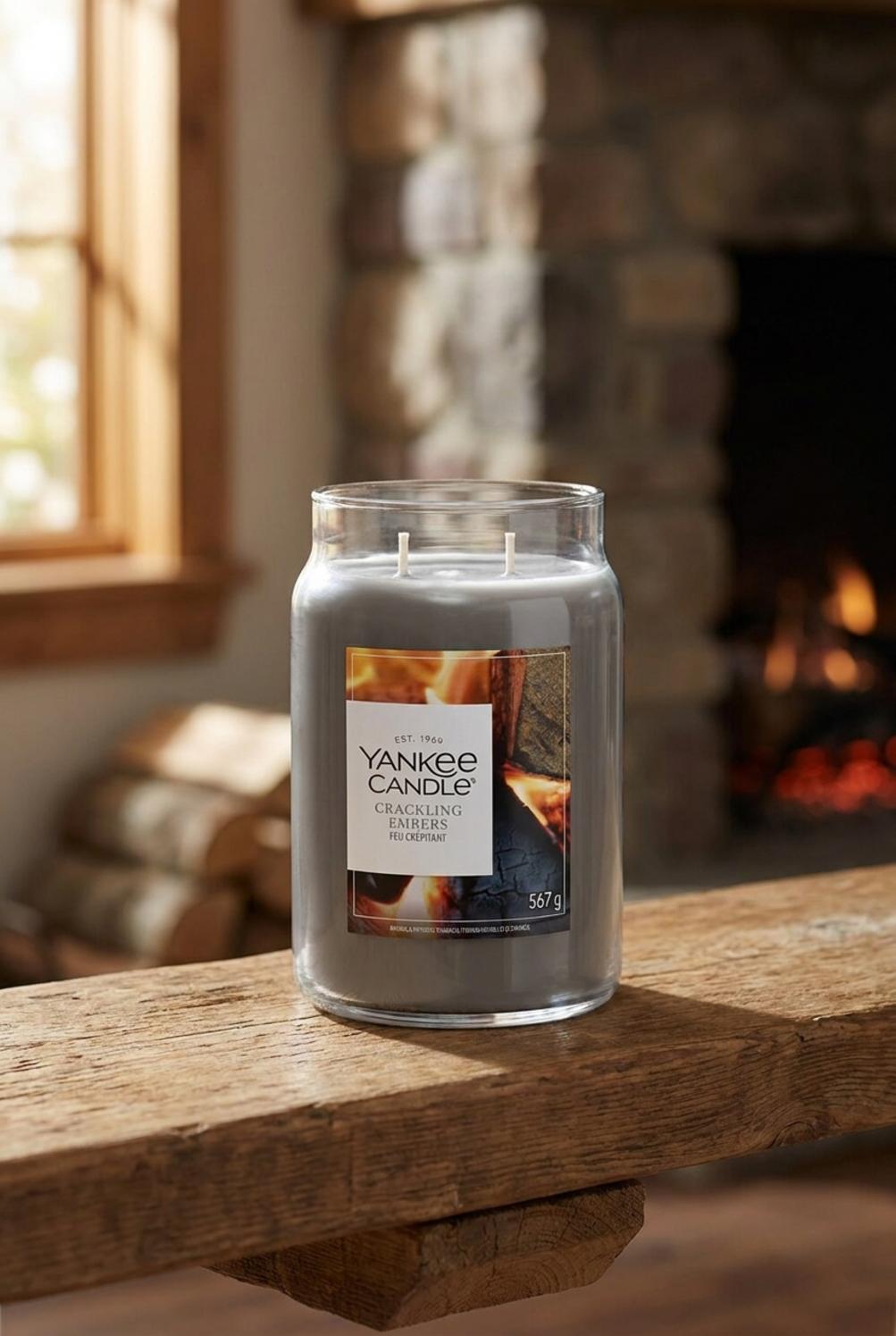 Crackling Embers Candela Giara Signature Grande