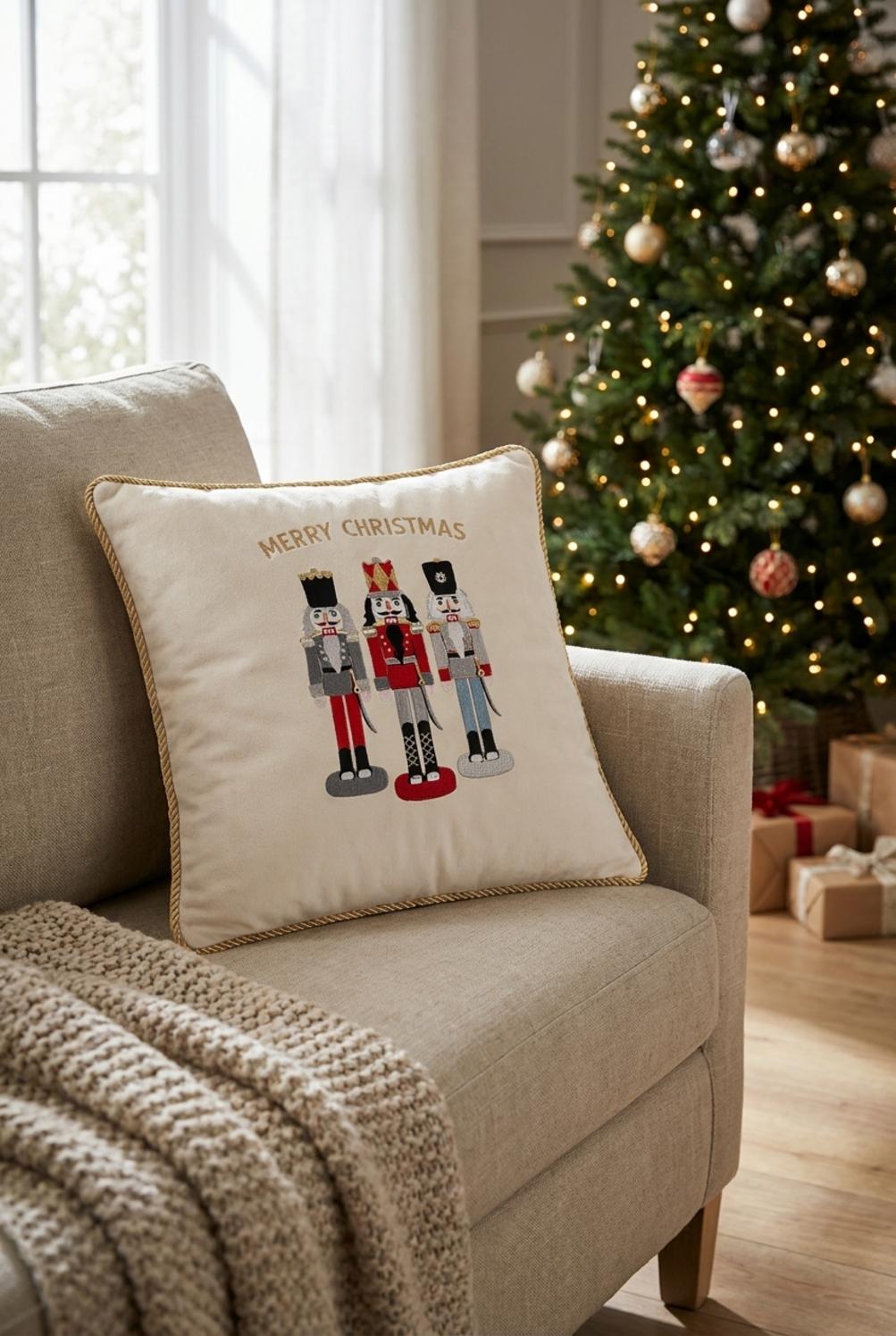 Nutcracker Cuscino Panna
