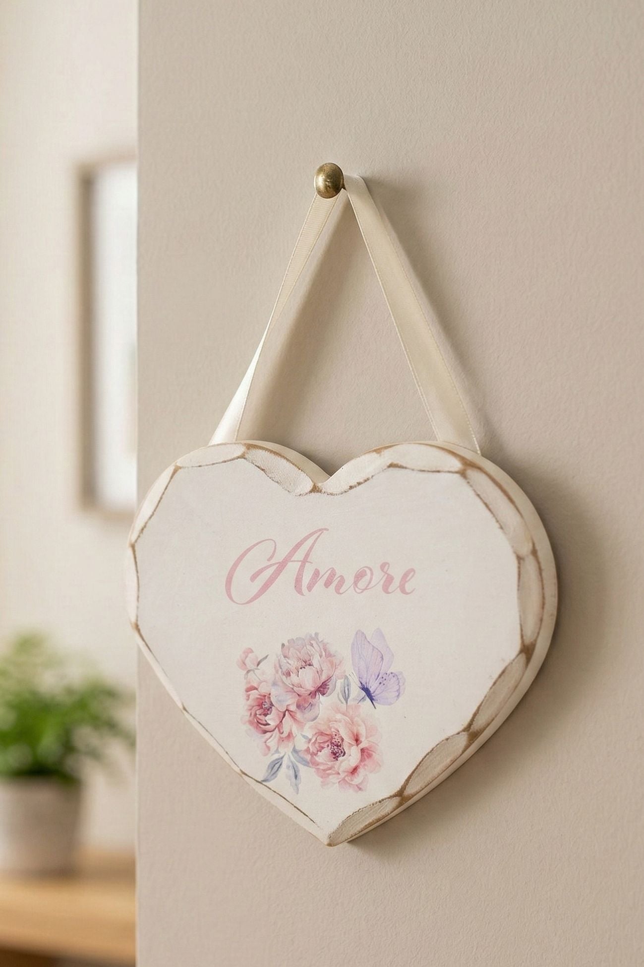 Fiorirà Targhetta Cuore Amore