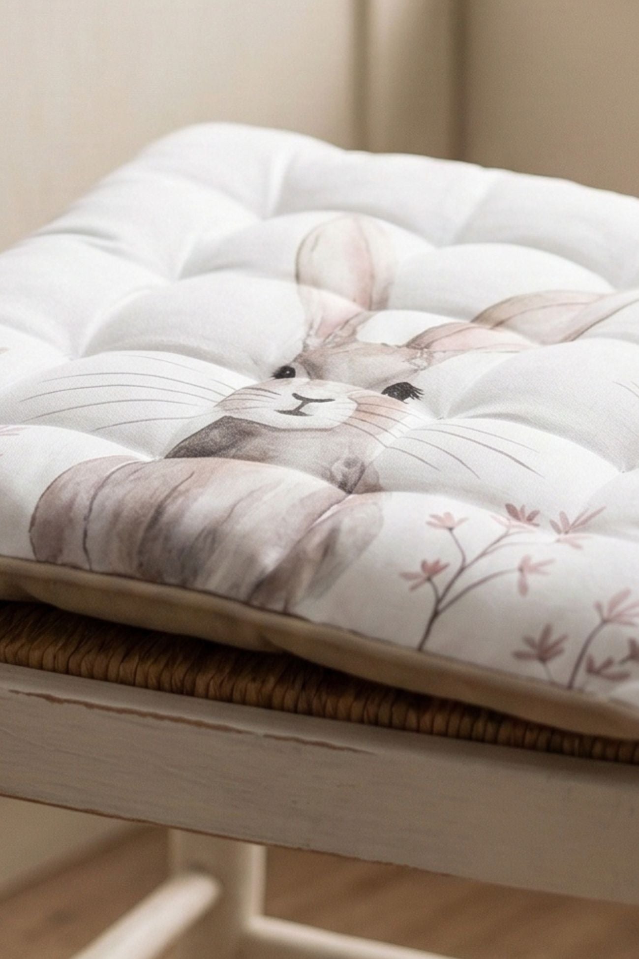 Rustic Easter Bunny Cuscino Sedia Polifilled