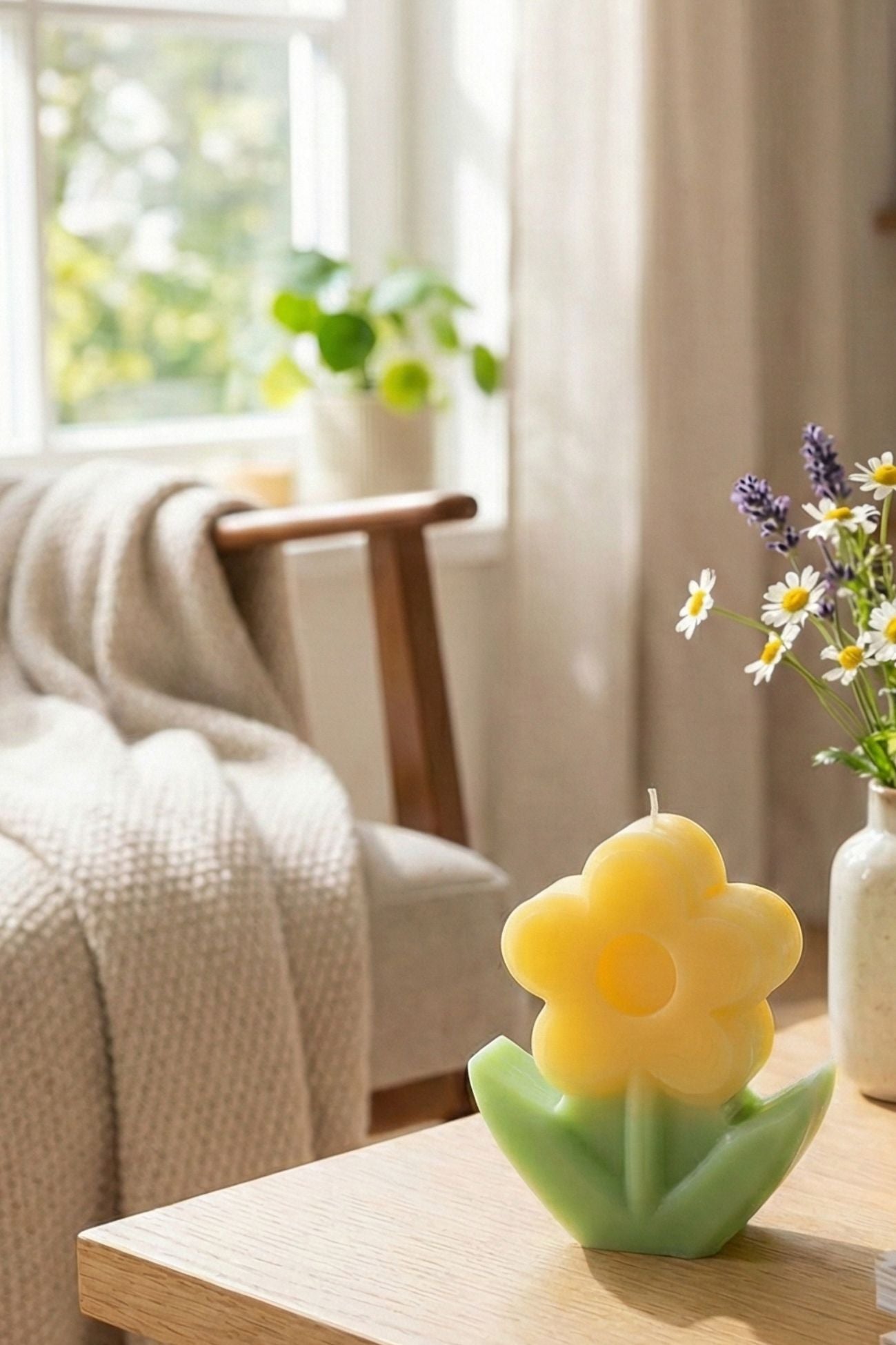 Fiorirà Candela Fiore Giallo