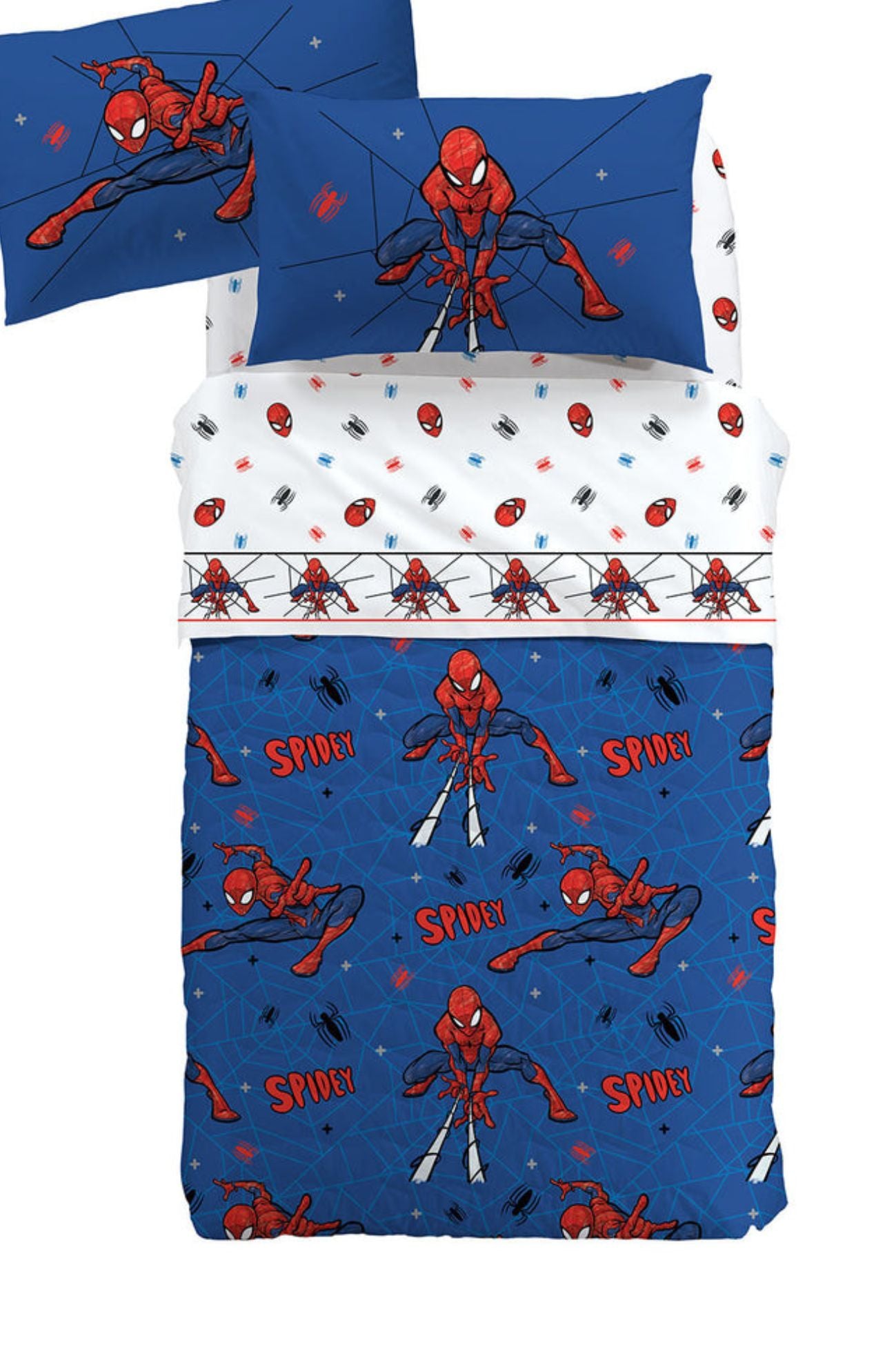 Spider-Man Spidey Copriletto Trapuntato