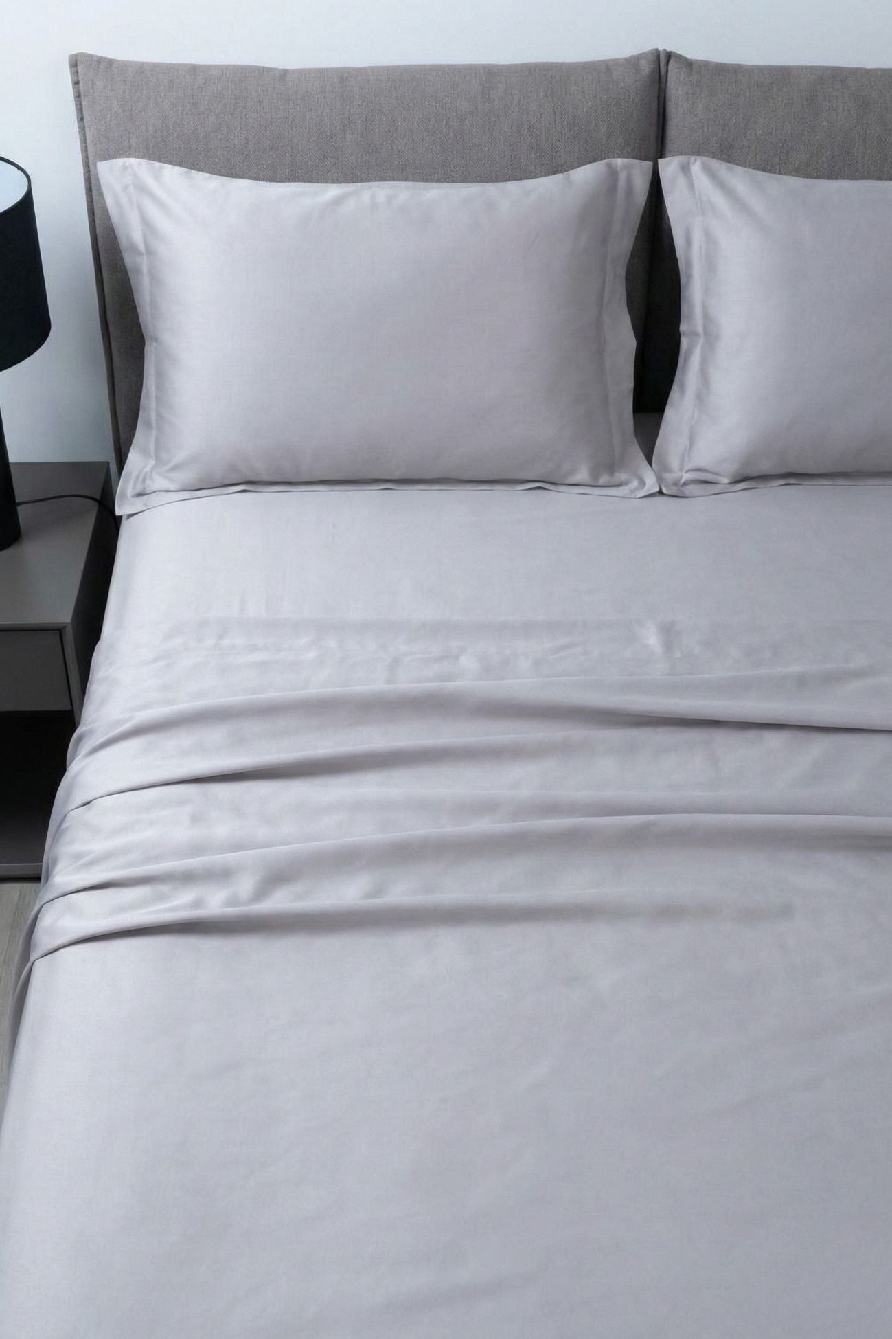 Marais Completo Letto In Raso var02 Nebbia