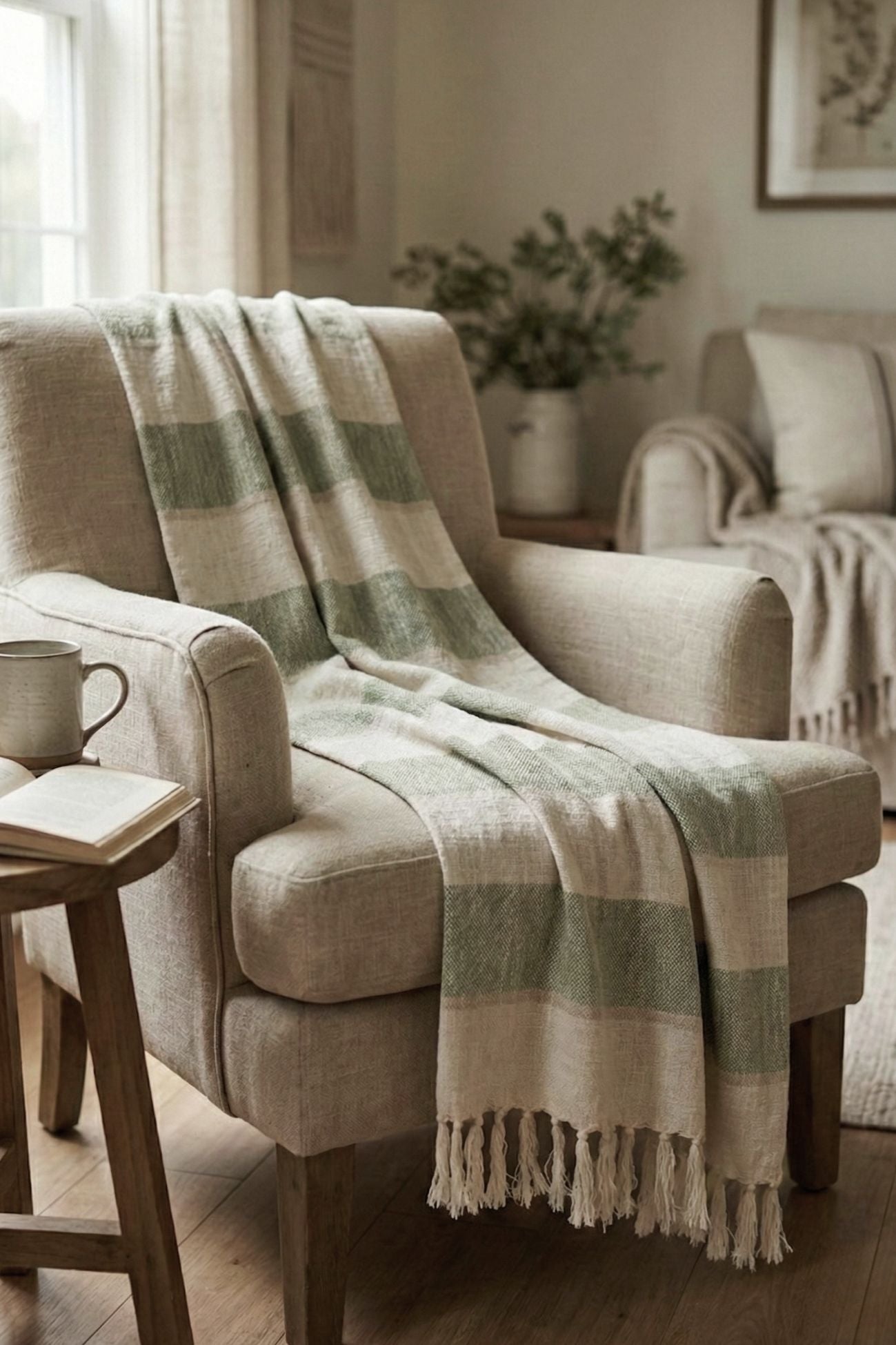 Righe Toscane Copritutto Verde