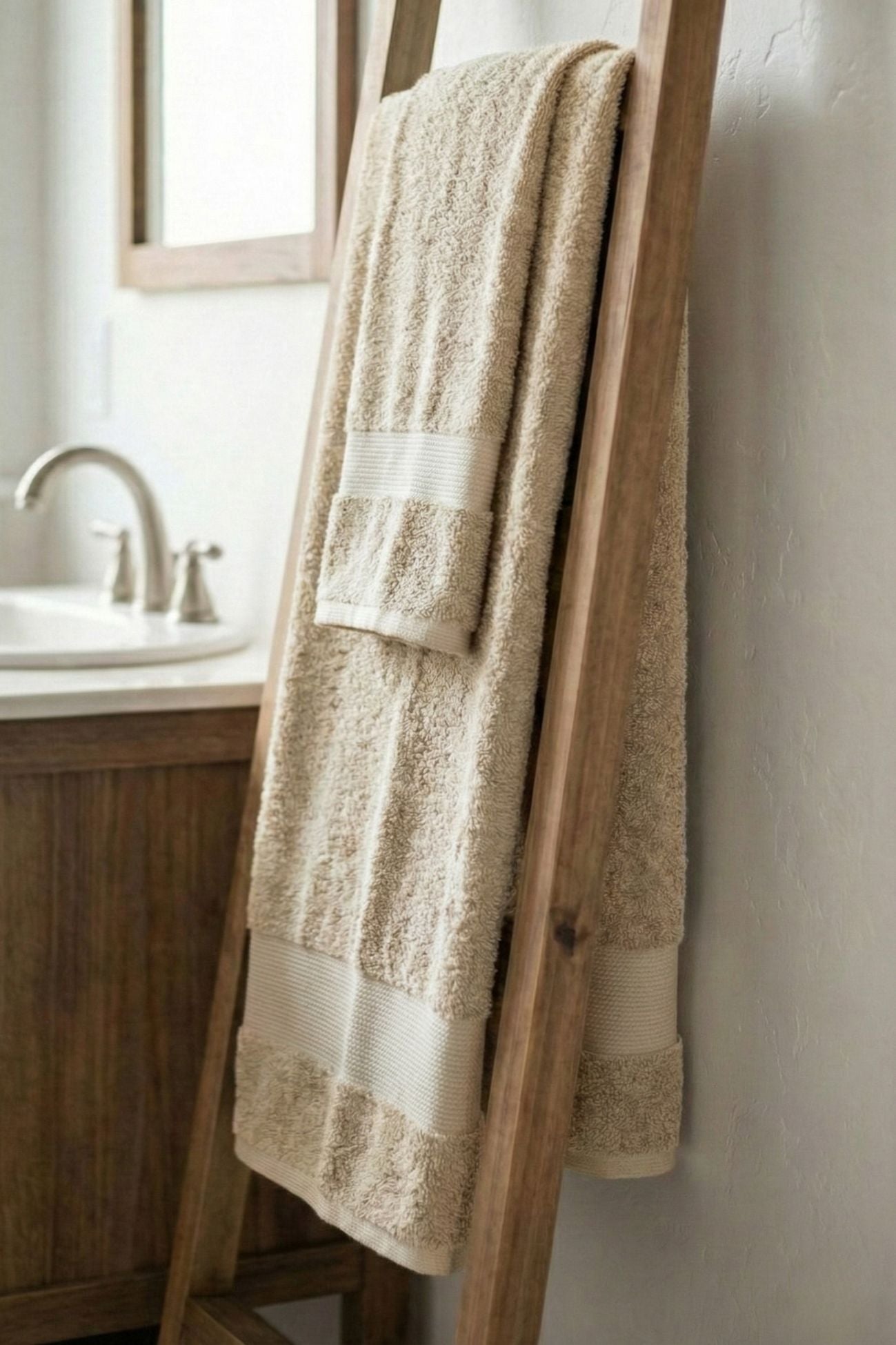 Solid Asciugamano Panna