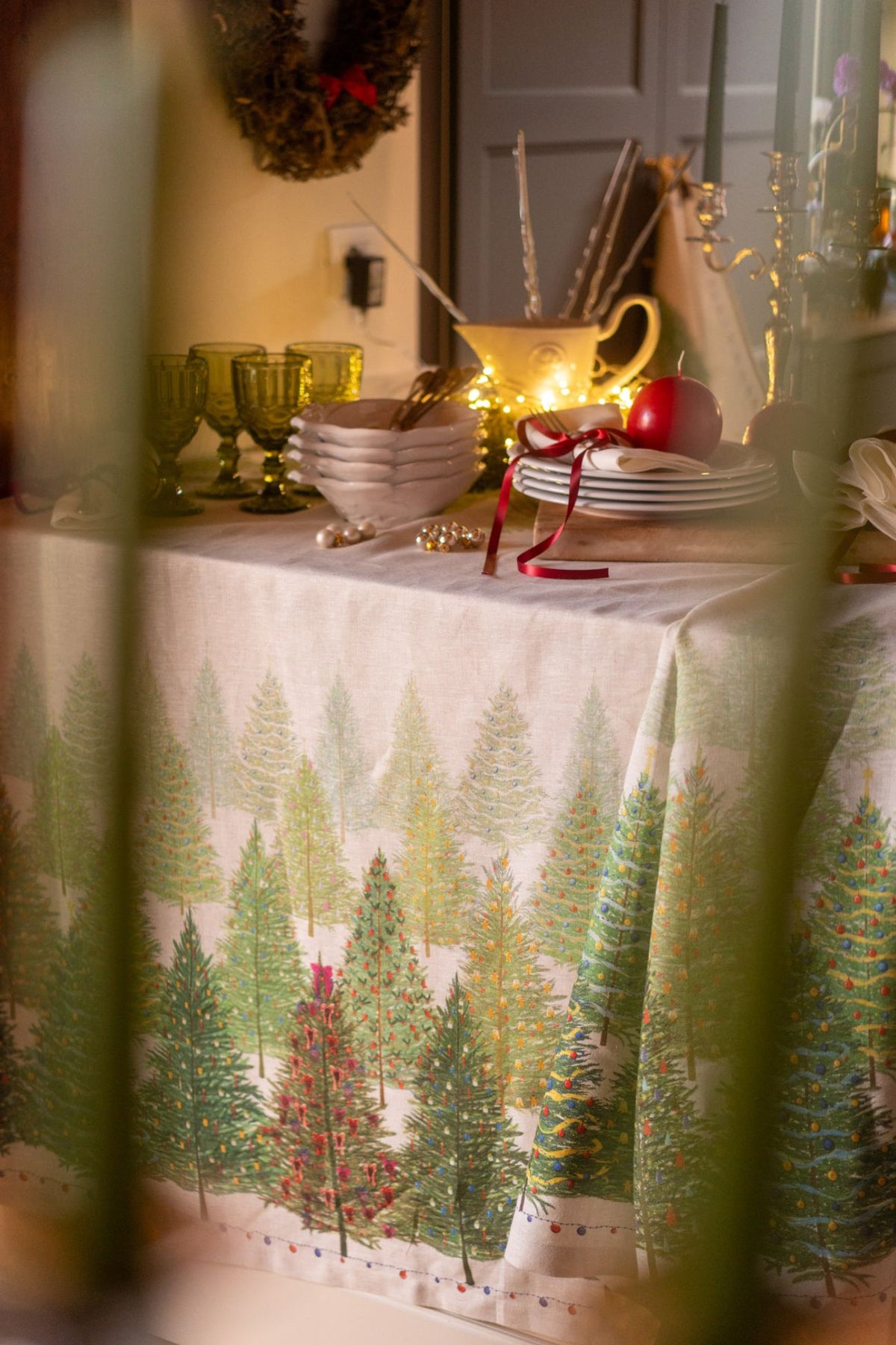 Fairy Trees Tablecloth