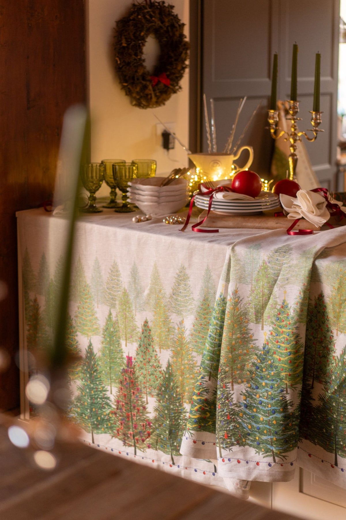 Fairy Trees Tablecloth