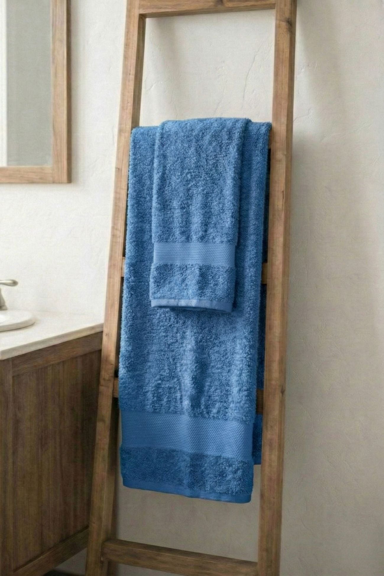Solid Asciugamano Blu Elettrico