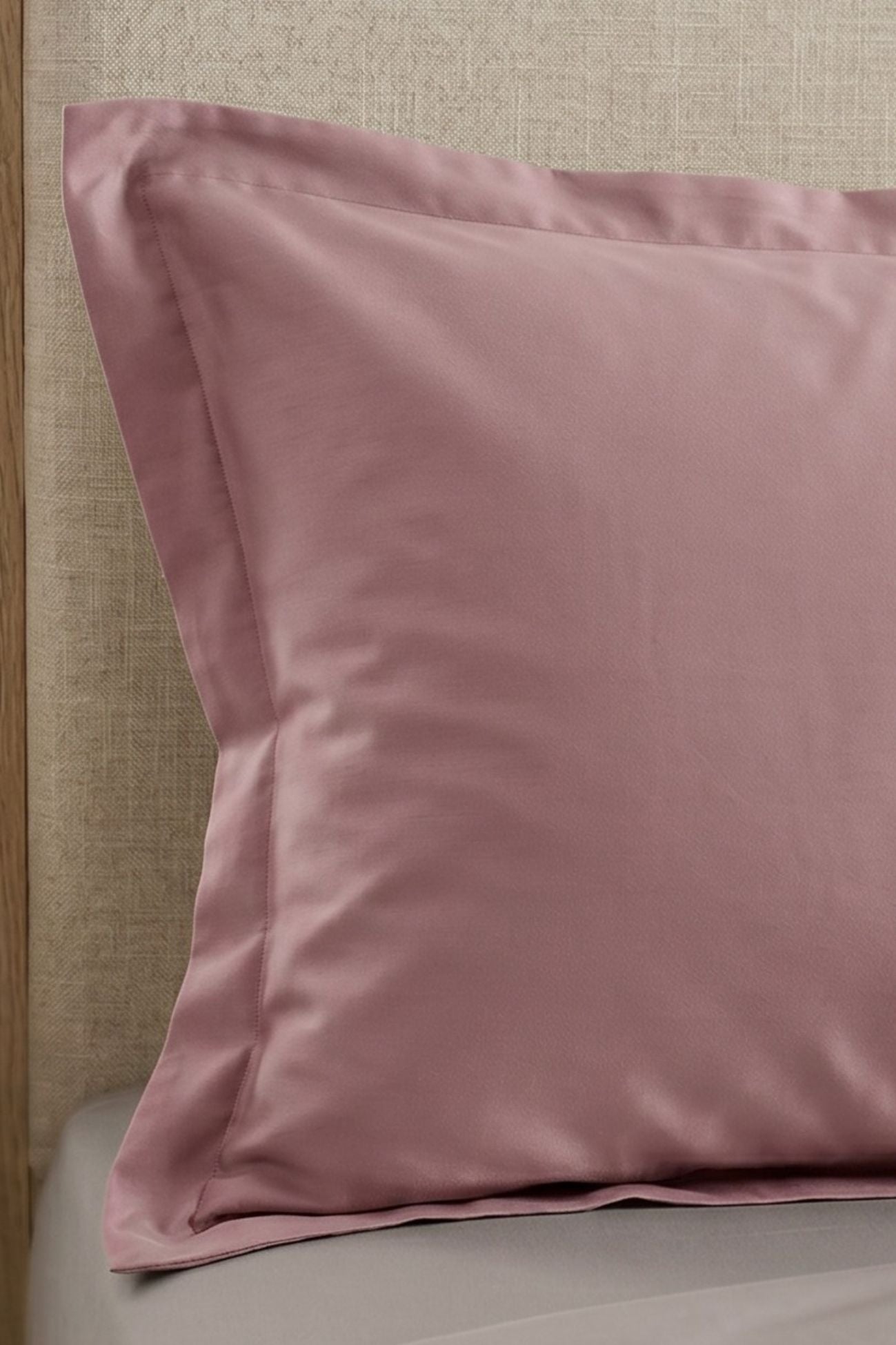 Bright Federa Raso Di Cotone Rosa Antico