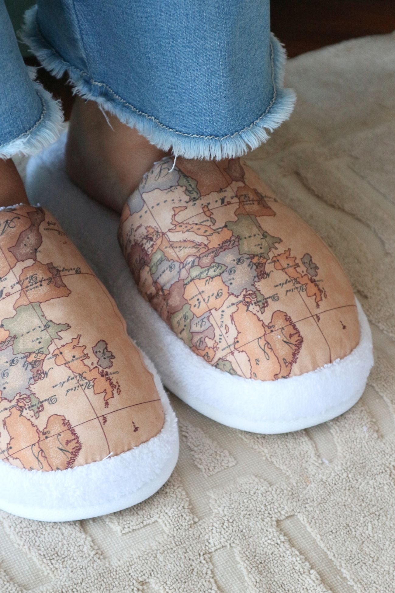 Geo Classic Pantofole Bianche