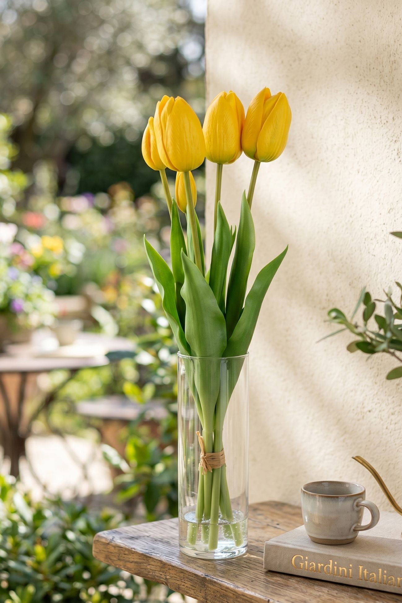 Flowers Bouquet 5 Tulipani Gialli