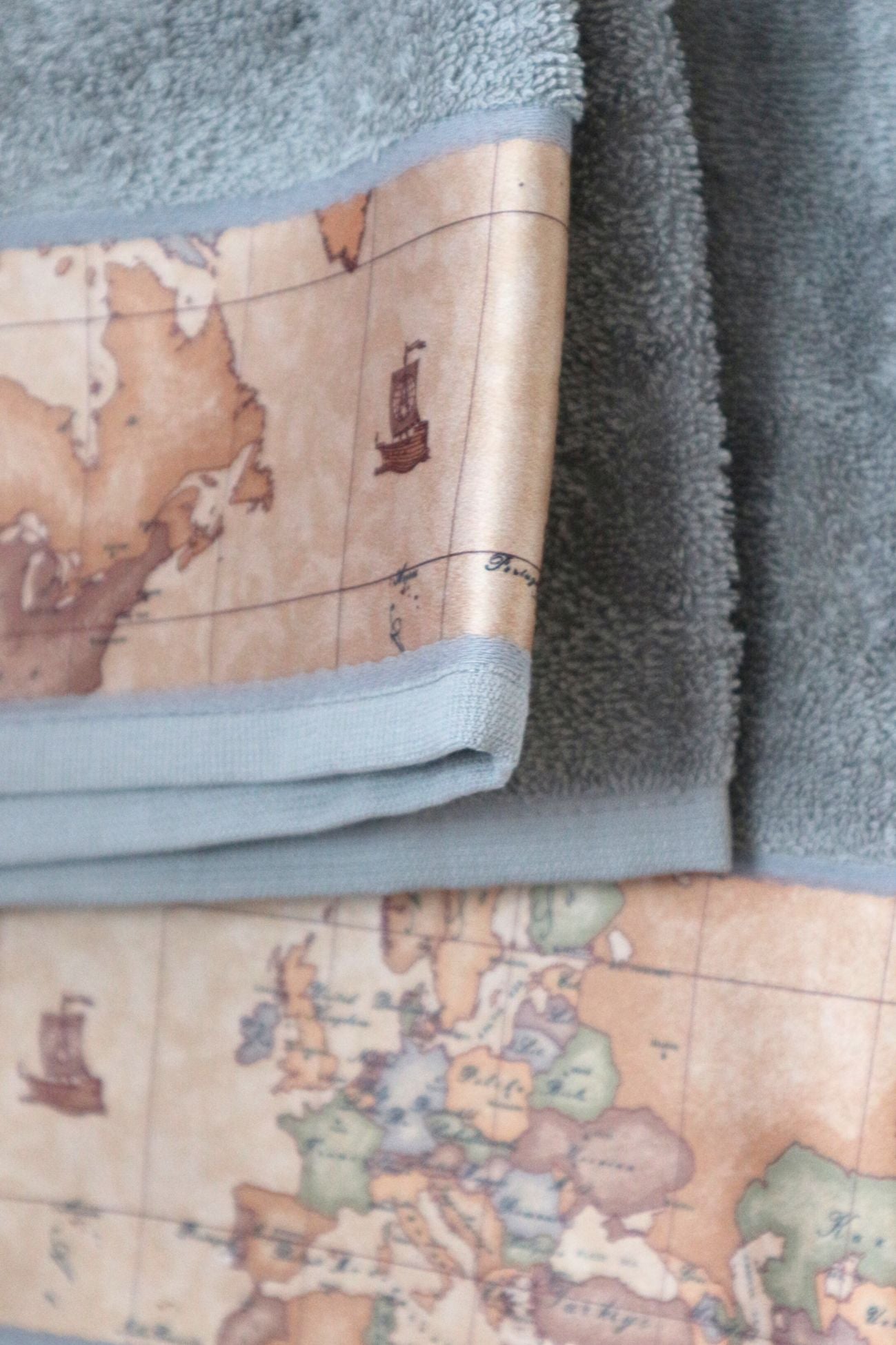 Geo Classic Set Asciugamani Grigio