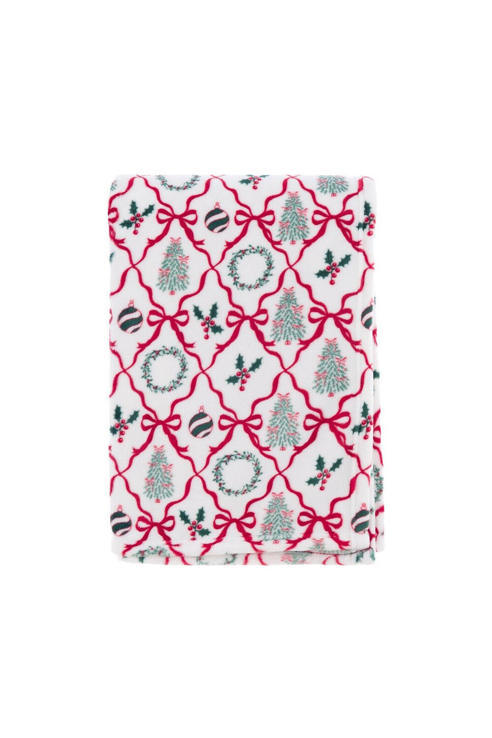 Fiocchini Plaid Fiocchi Rossi
