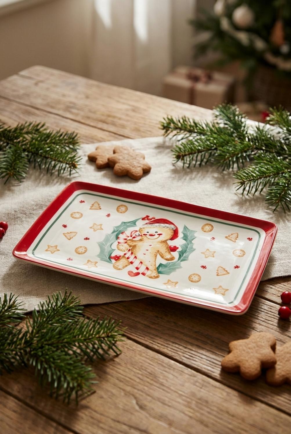 Delicious Christmas Piatto Rettangolare