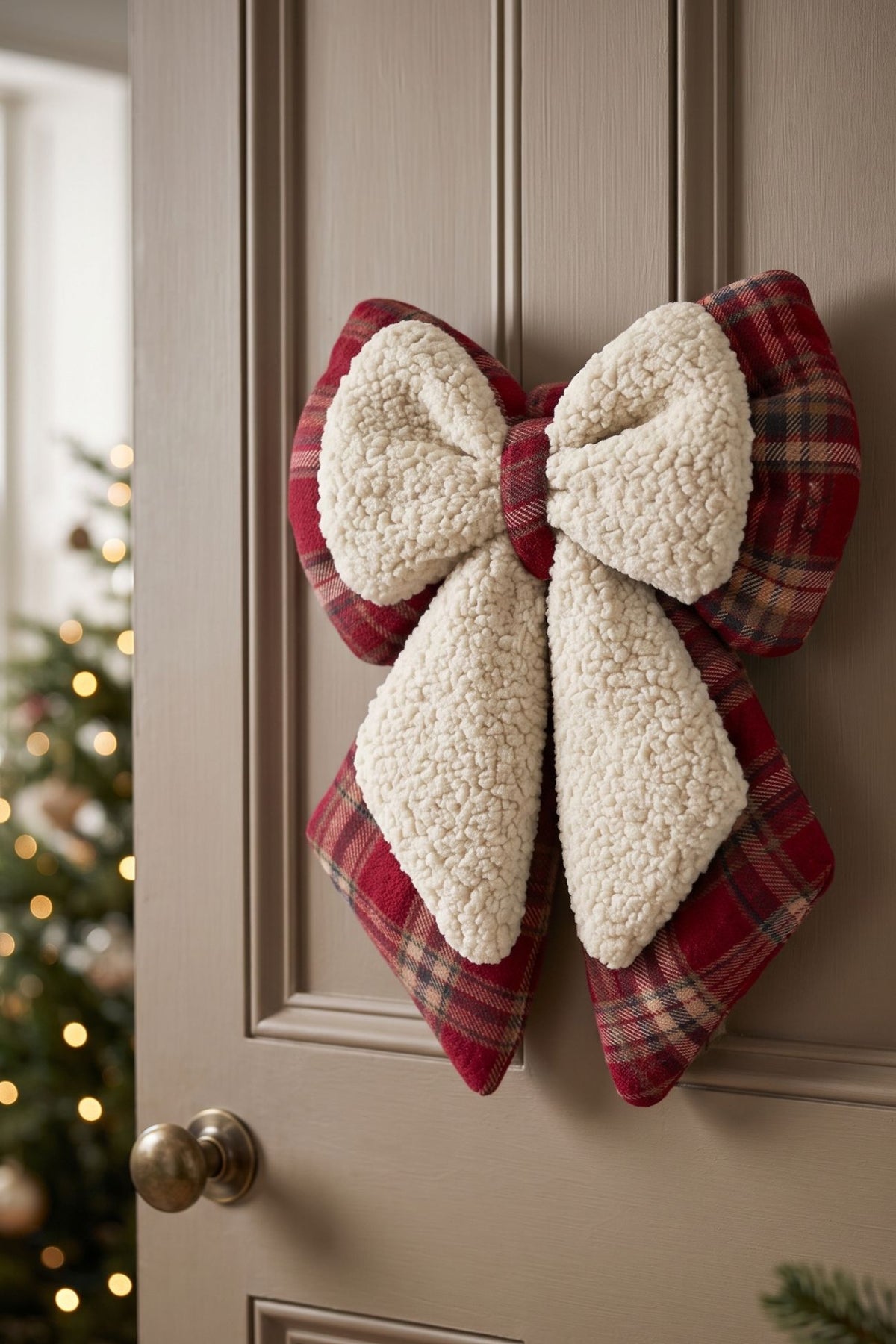 Cottage Tartan and Teddy Bow