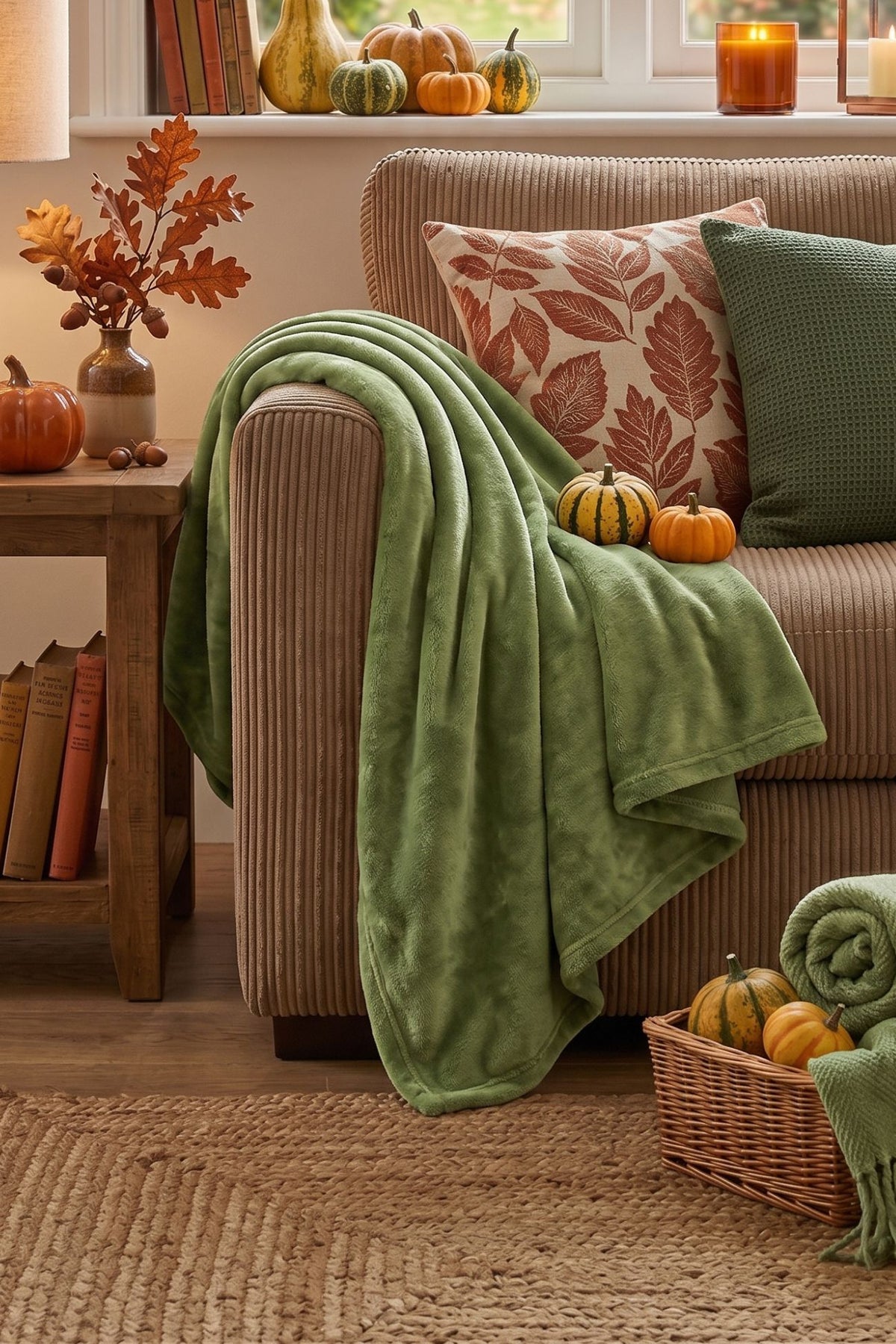 Racconti D'Autunno Plaid Verde