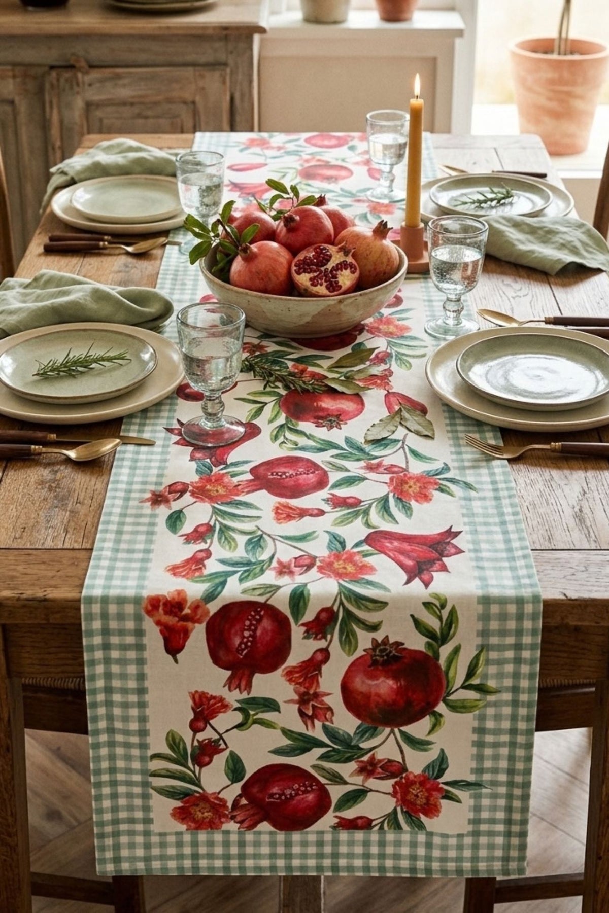 Sweet November Plain Table Runner