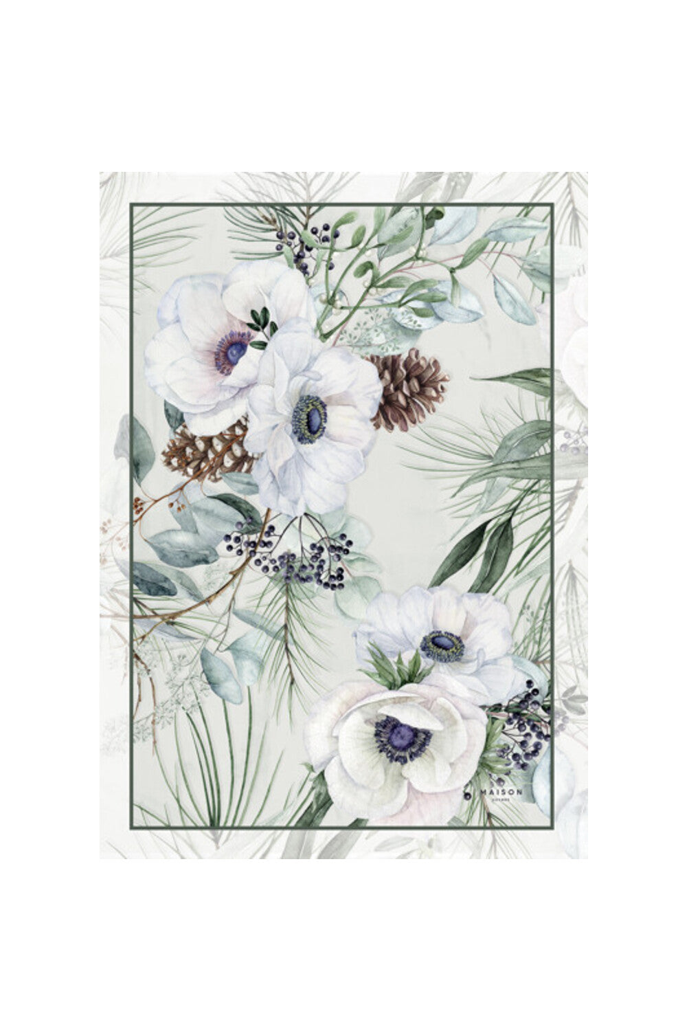 Aura Verde Strofinaccio Fiori