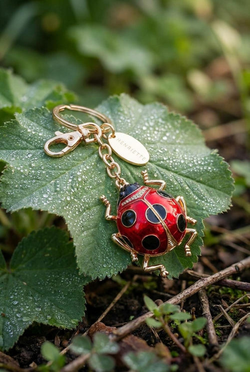 Lucky Charme Ladybird Keyring