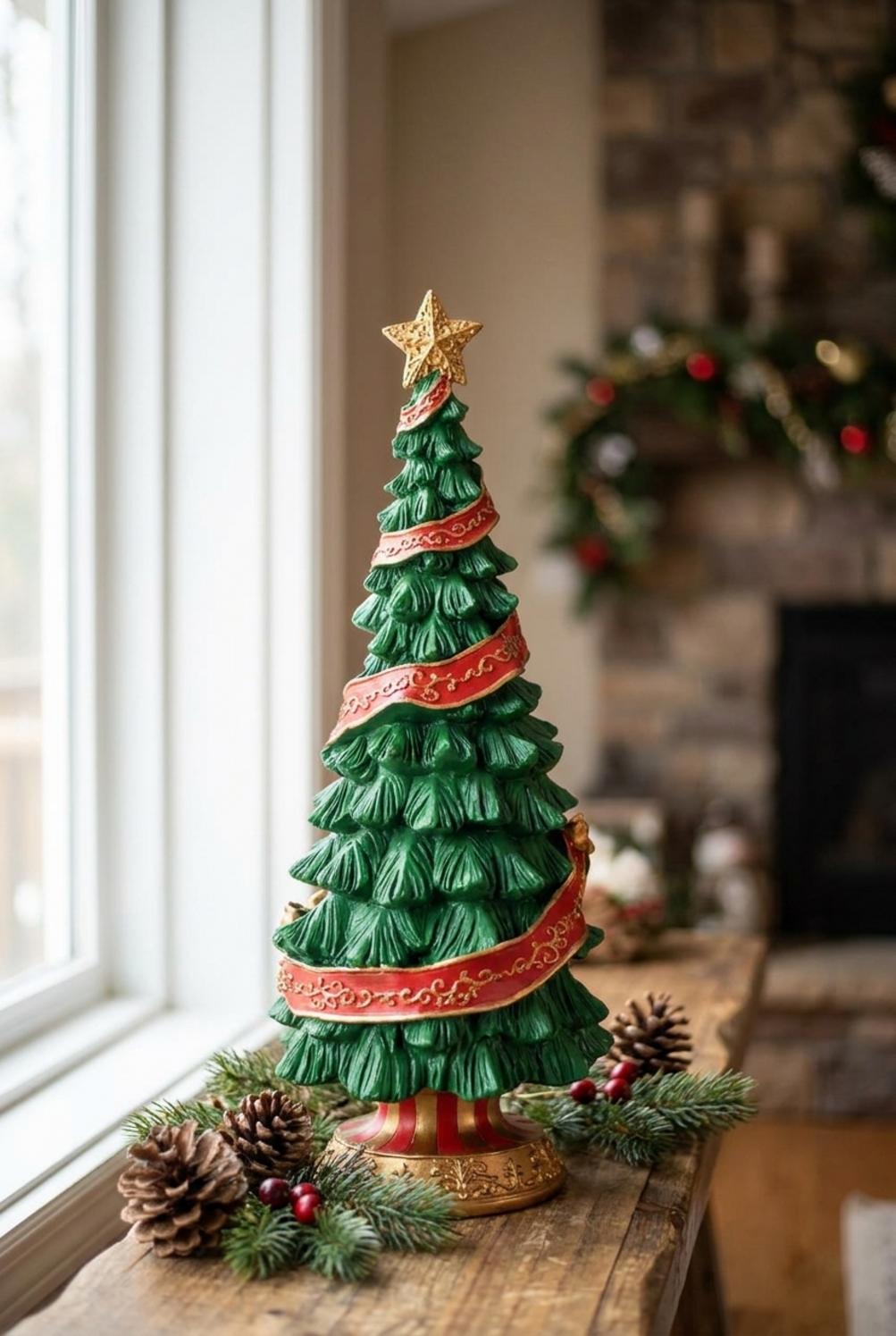 Royal Forest Albero Con Nastro E Fiocchi