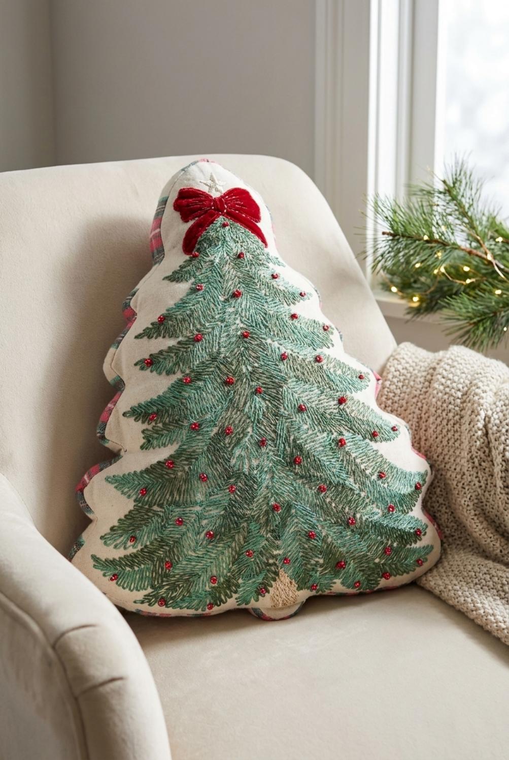 Vintage Toys Cuscino Albero Di Natale