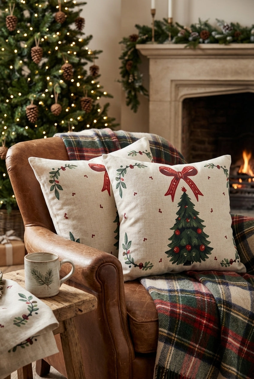 Traditional Christmas Cushion