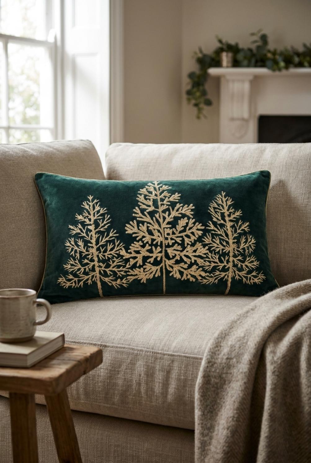 Aspen Cuscino Rettangolare Verde