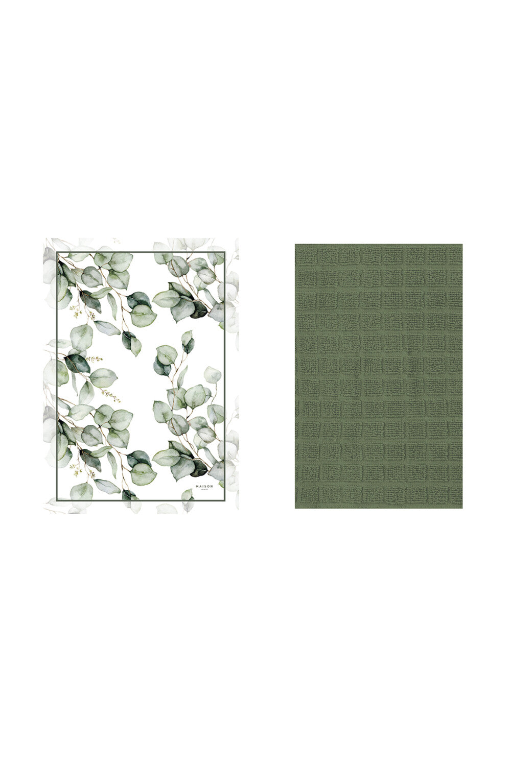Aura Verde Coppia Strofinacci