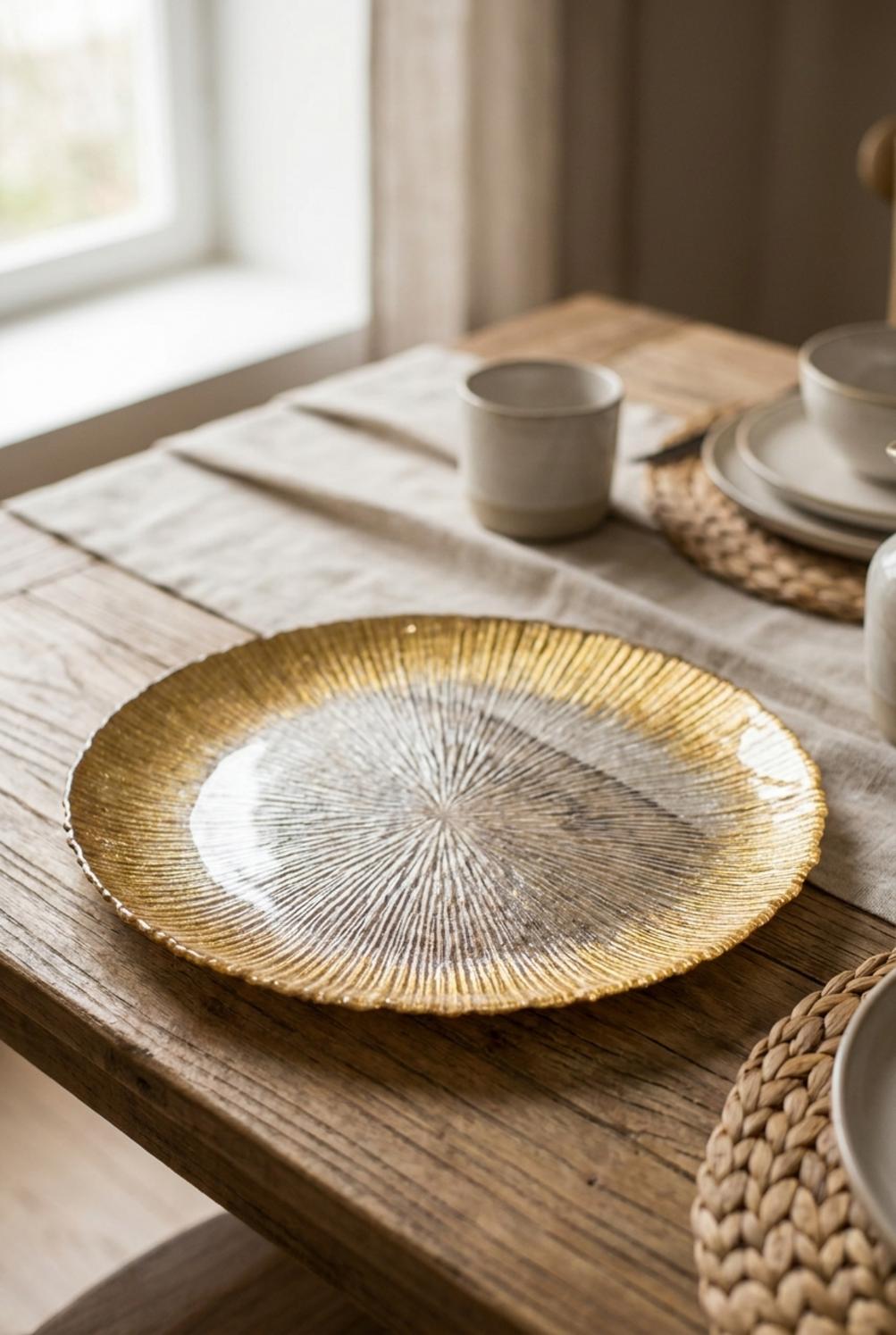 Silent Gold Sottopiatto Oro Raggi