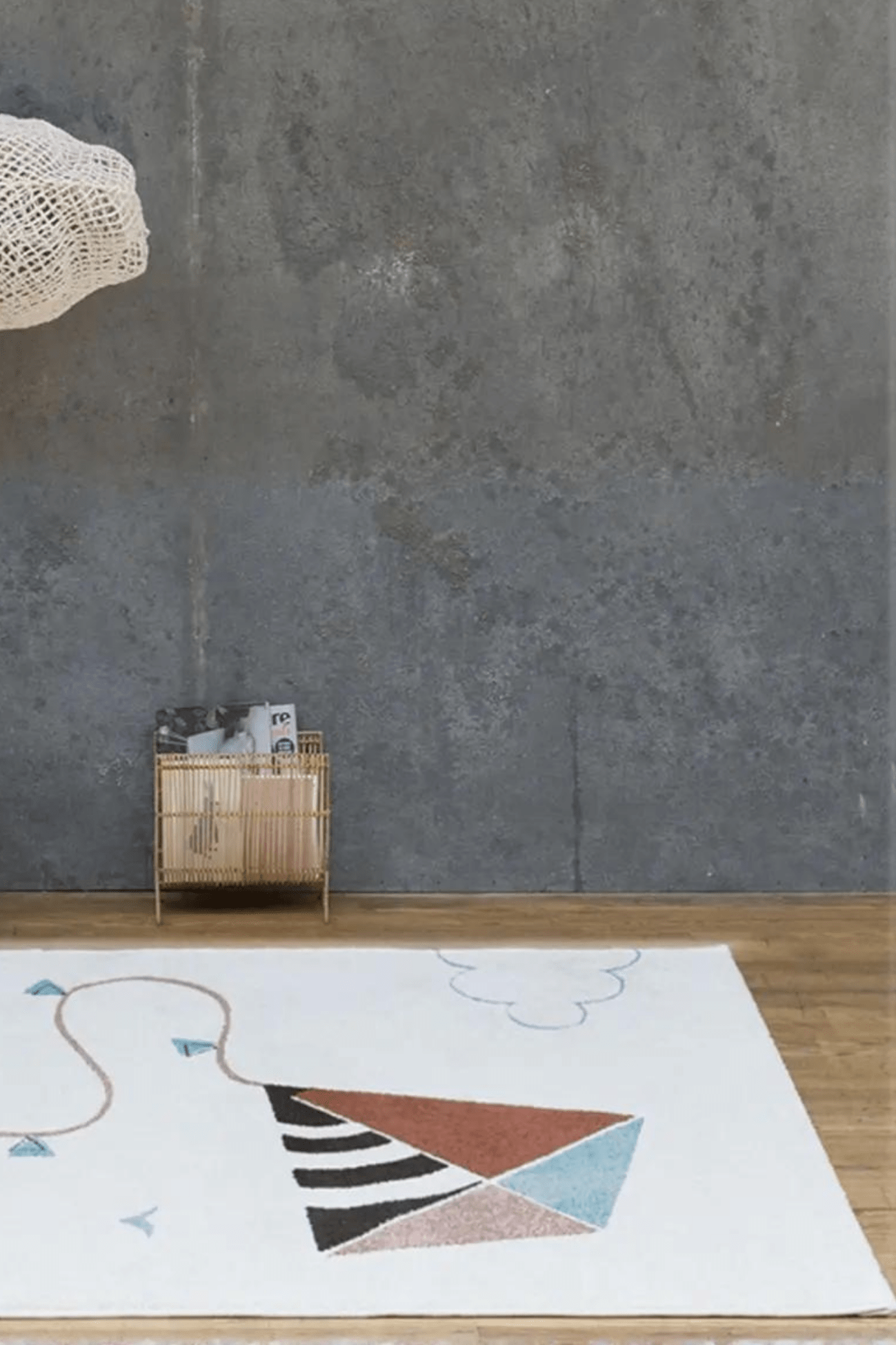 AFKliving Kite Tappeto per bambini con fantasia aquilone 80x150