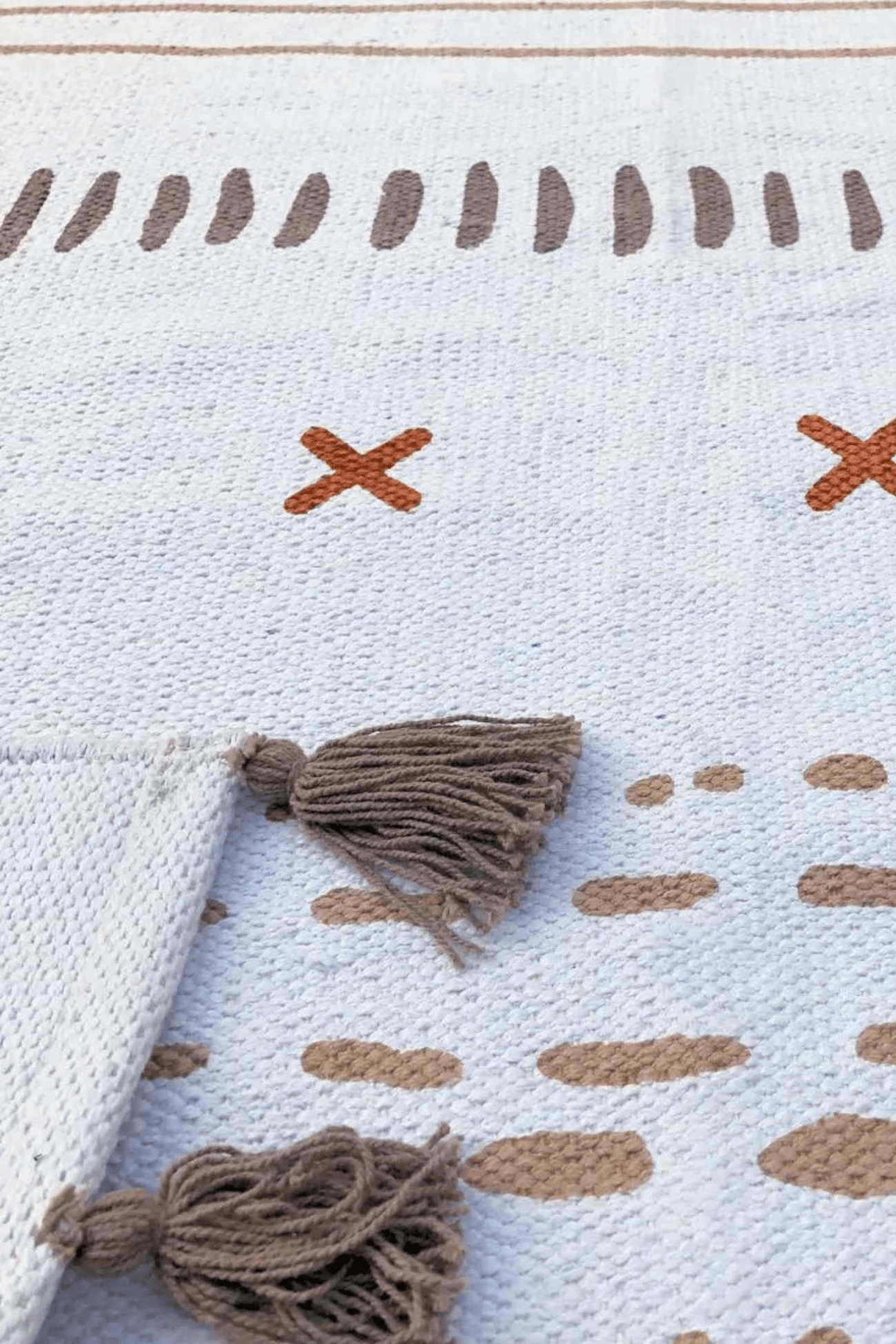 AFKliving Modoc Tappeto in cotone con motivi tribali 140x100