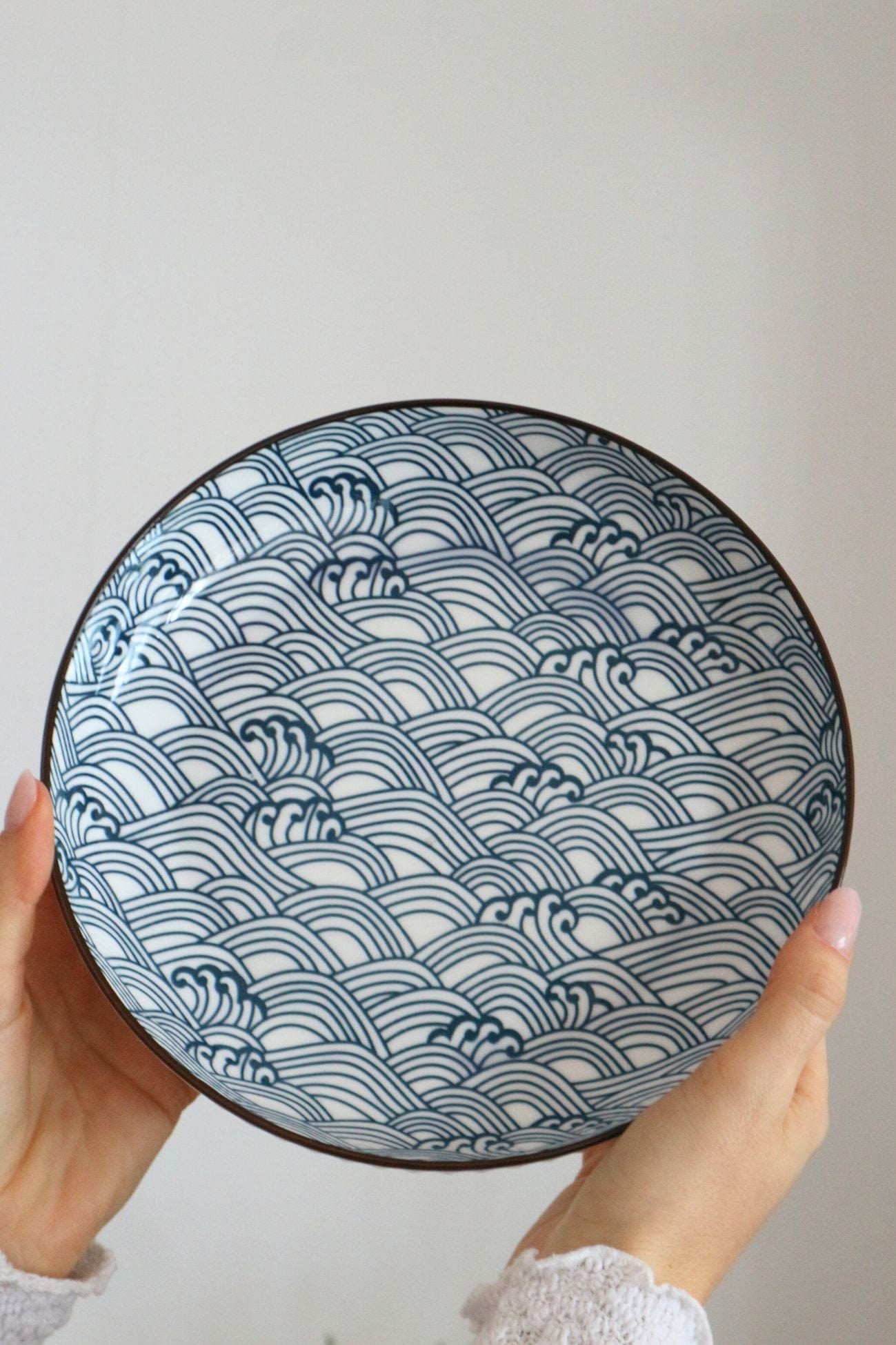 Antiope Design Kishi Kishi - Marine - Piatto fondo in porcellana in stile orientale
| Antiope Design