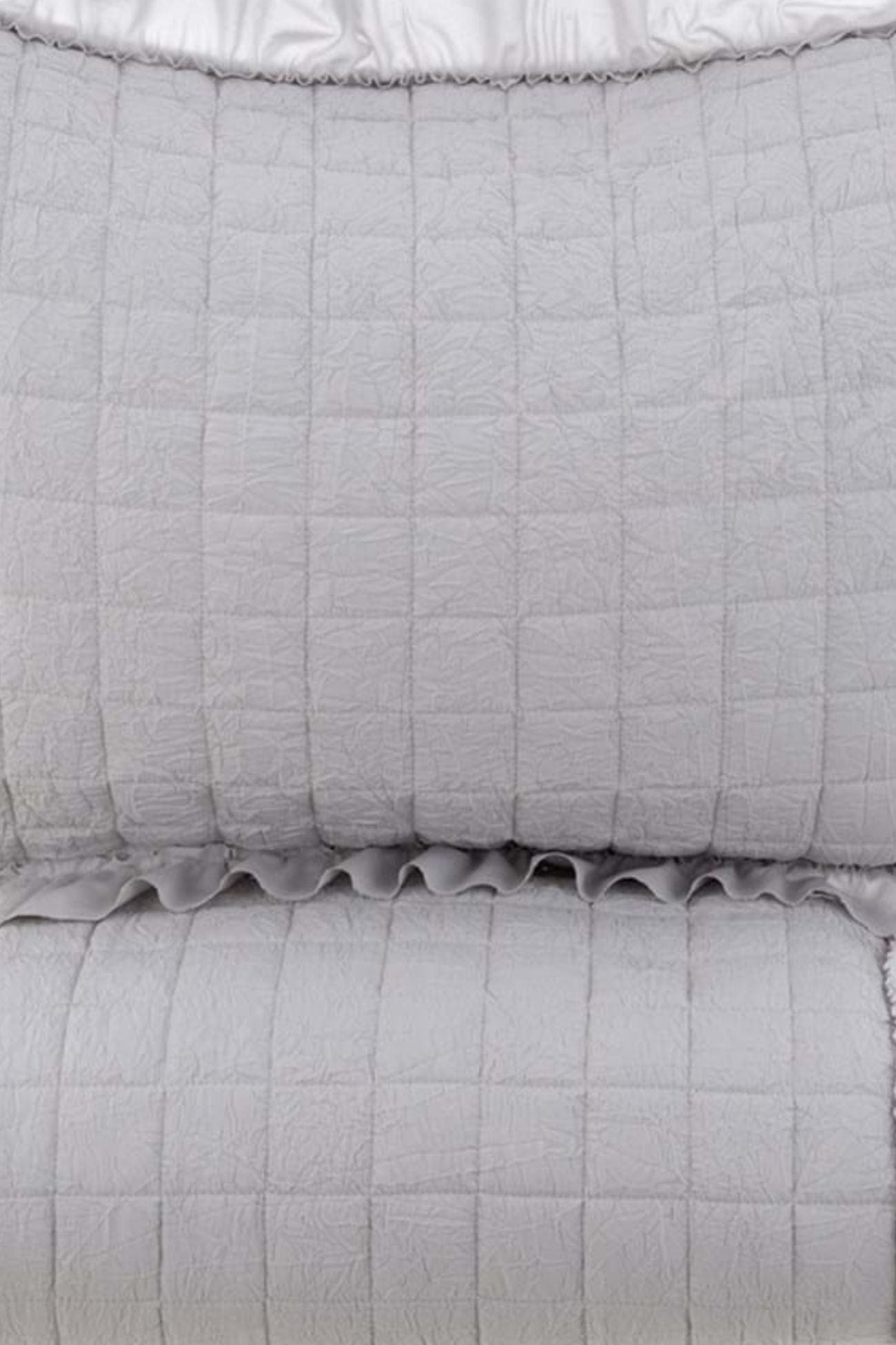 Blanc MariClo' Bling Bling Bling Bling - Set trapunta matrimoniale grigio con 2 copriguanciali 260x260 | Blanc MariClo'