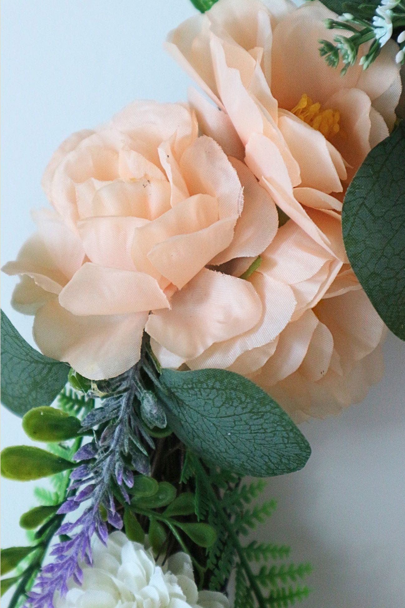 Blanc MariClo' Corelli Corelli - Corelli Collection - Ghirlanda pasquale con coniglietto e fiorellini | Blanc MariClo'