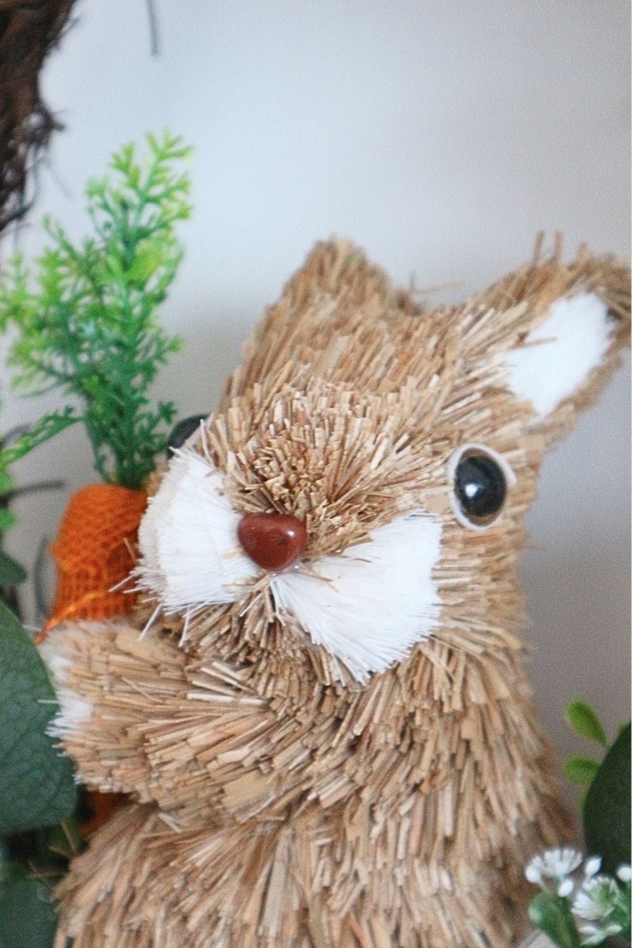 Blanc MariClo' Corelli Corelli - Corelli Collection - Ghirlanda pasquale con coniglietto e fiorellini | Blanc MariClo'