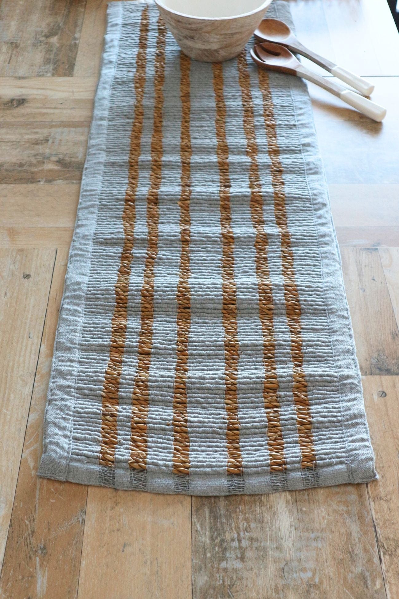 Blanc MariClo' Intrecci Intrecci - Runner centrotavola in sea grass naturale | Blanc MariClo'