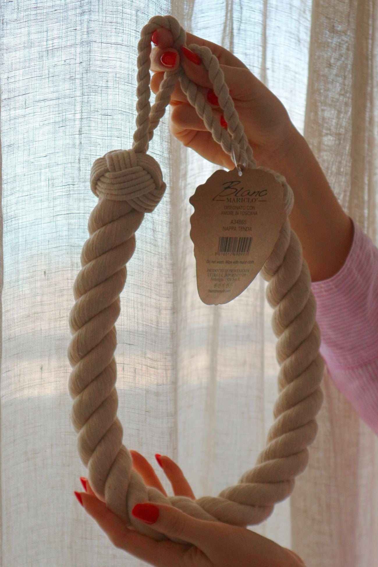 Blanc MariClo' Jabelle Jabelle - Embrasse in cotone 85 cm | Blanc MariClo'