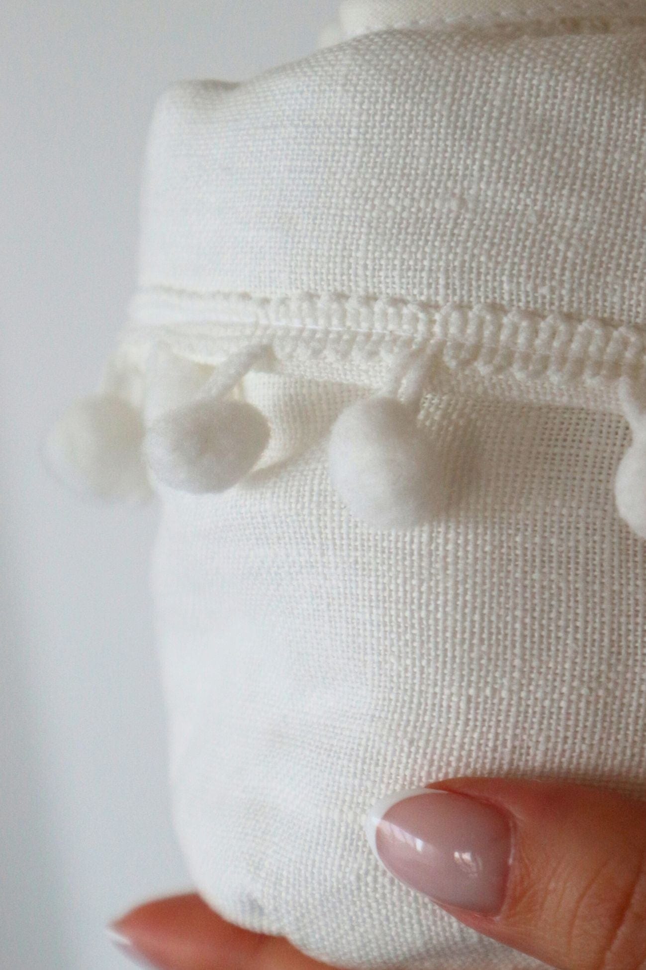 Blanc MariClo' Leuna Leuna - Cestino con 2 lavette in cotone bianco | Blanc MariClo'